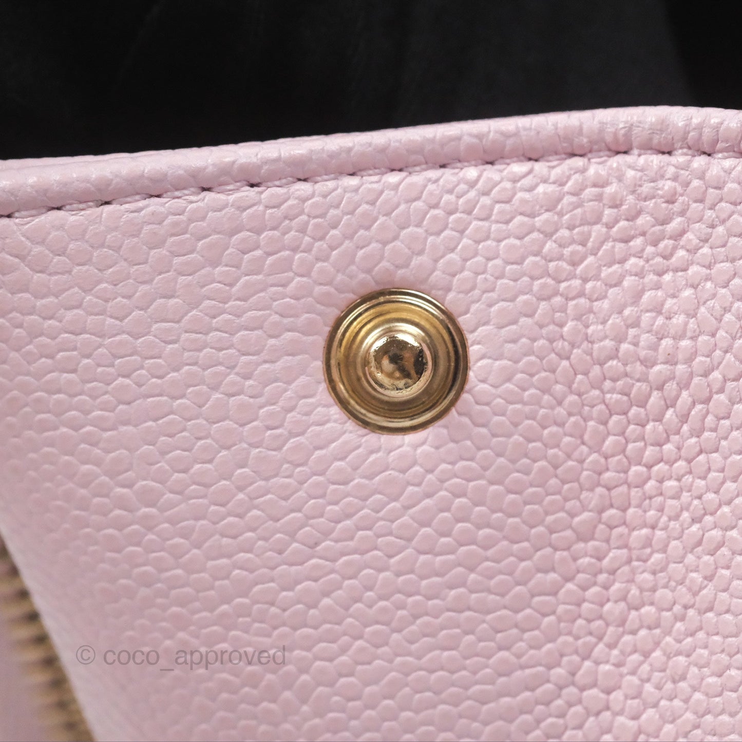 Chanel Quilted Small Business Affinity Flap Light Pink Caviar Gold Hardware