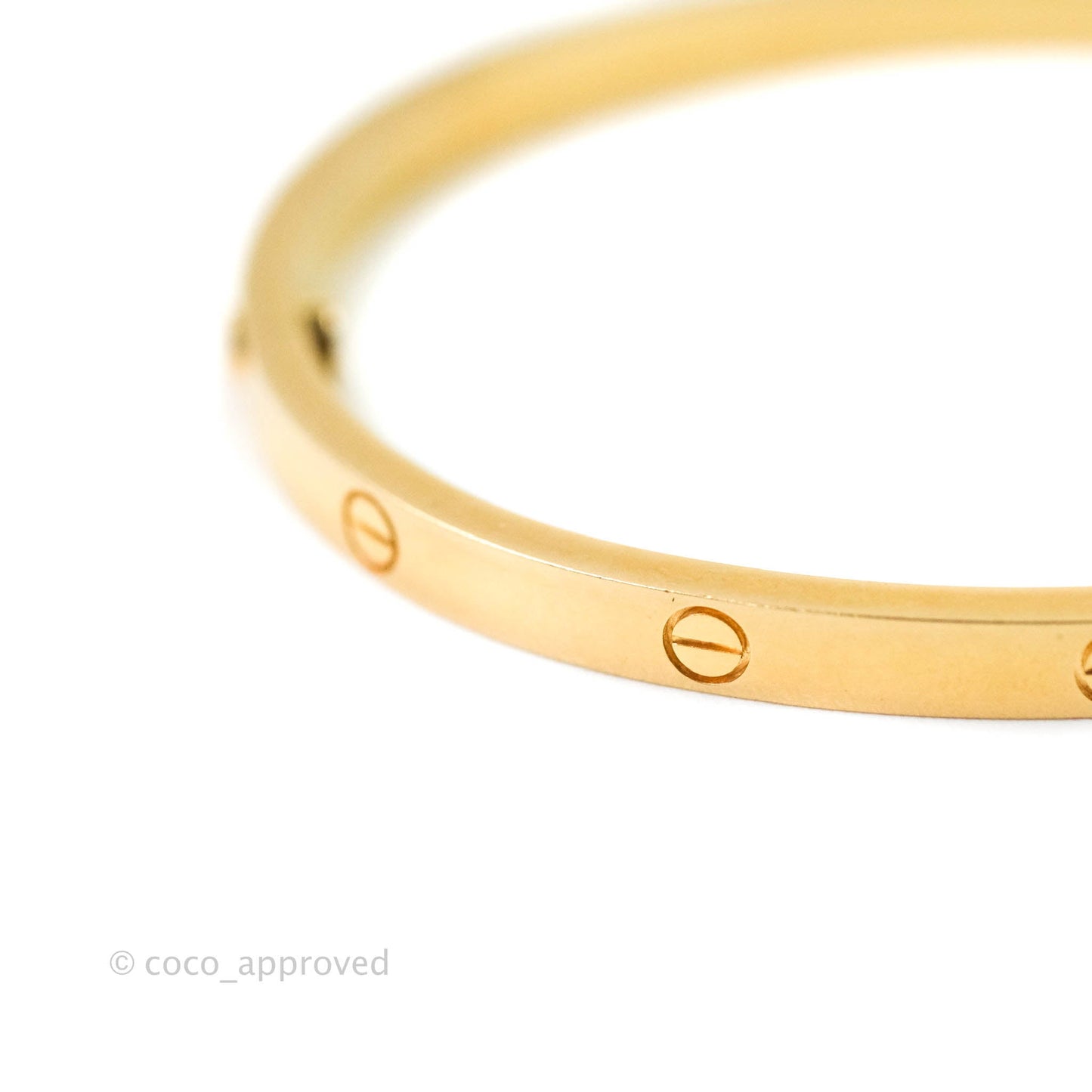 Cartier Small Love Bracelet Yellow Gold