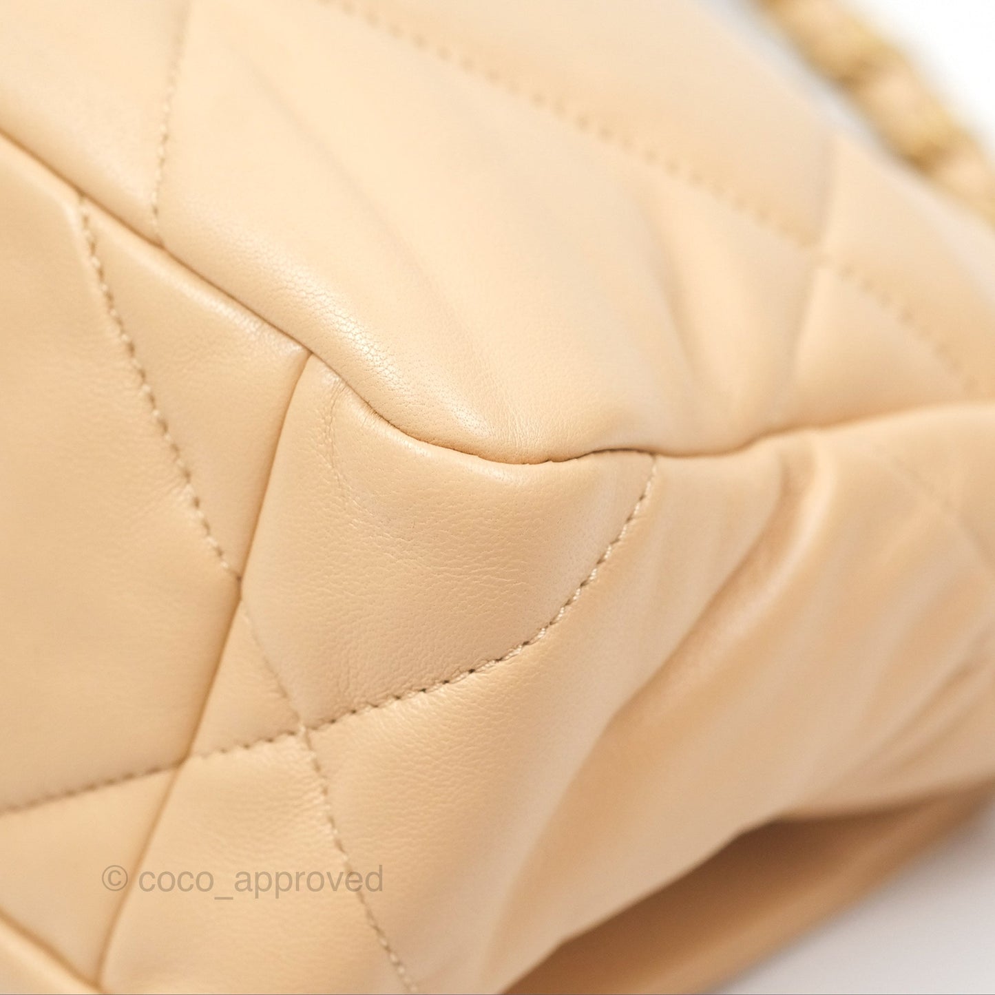 Chanel 19 Small Beige Mixed Hardware