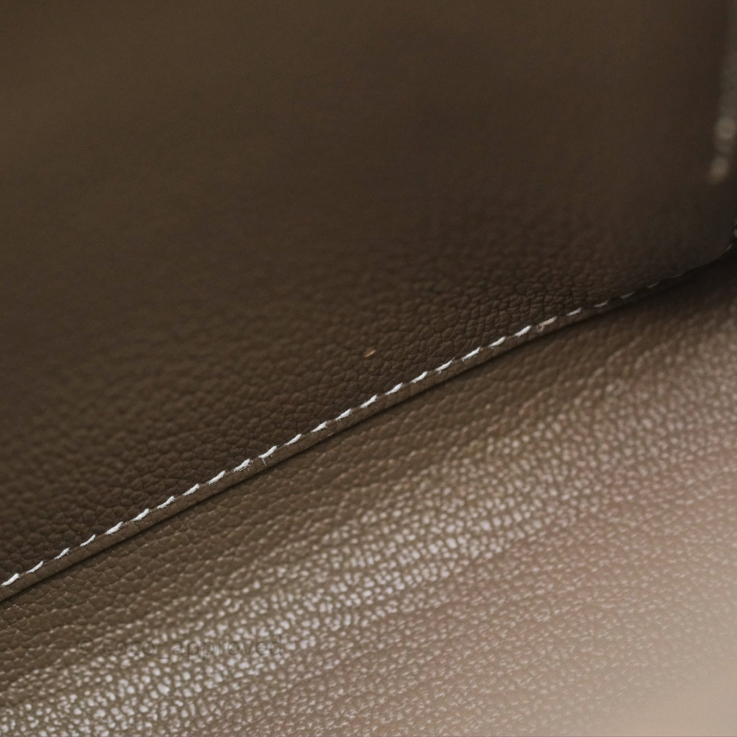 Hermès Kelly 25 Sellier Etoupe Epsom Gold Hardware