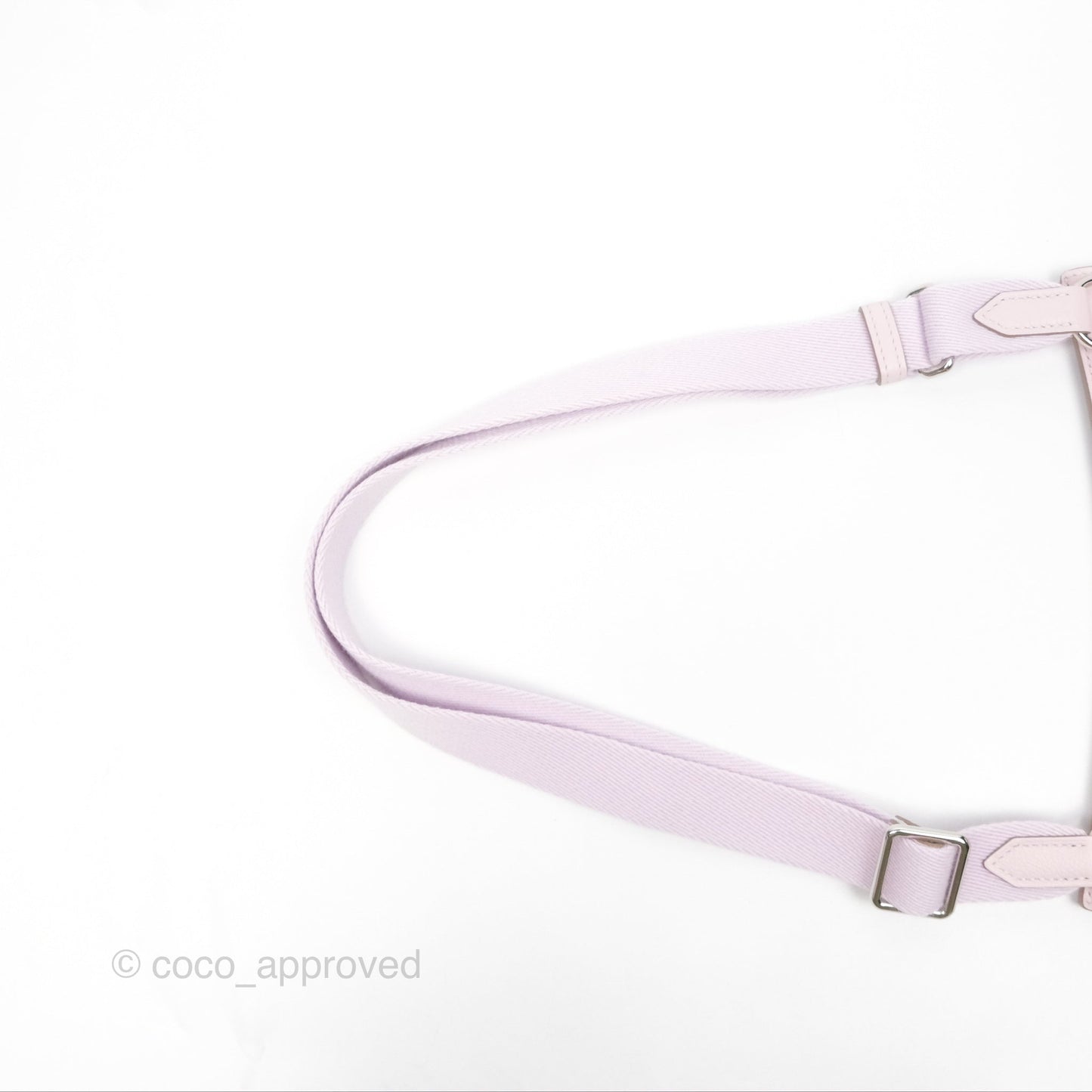 Hermès Mini Jypsiere Mauve Pale Evercolor Palladium Hardware