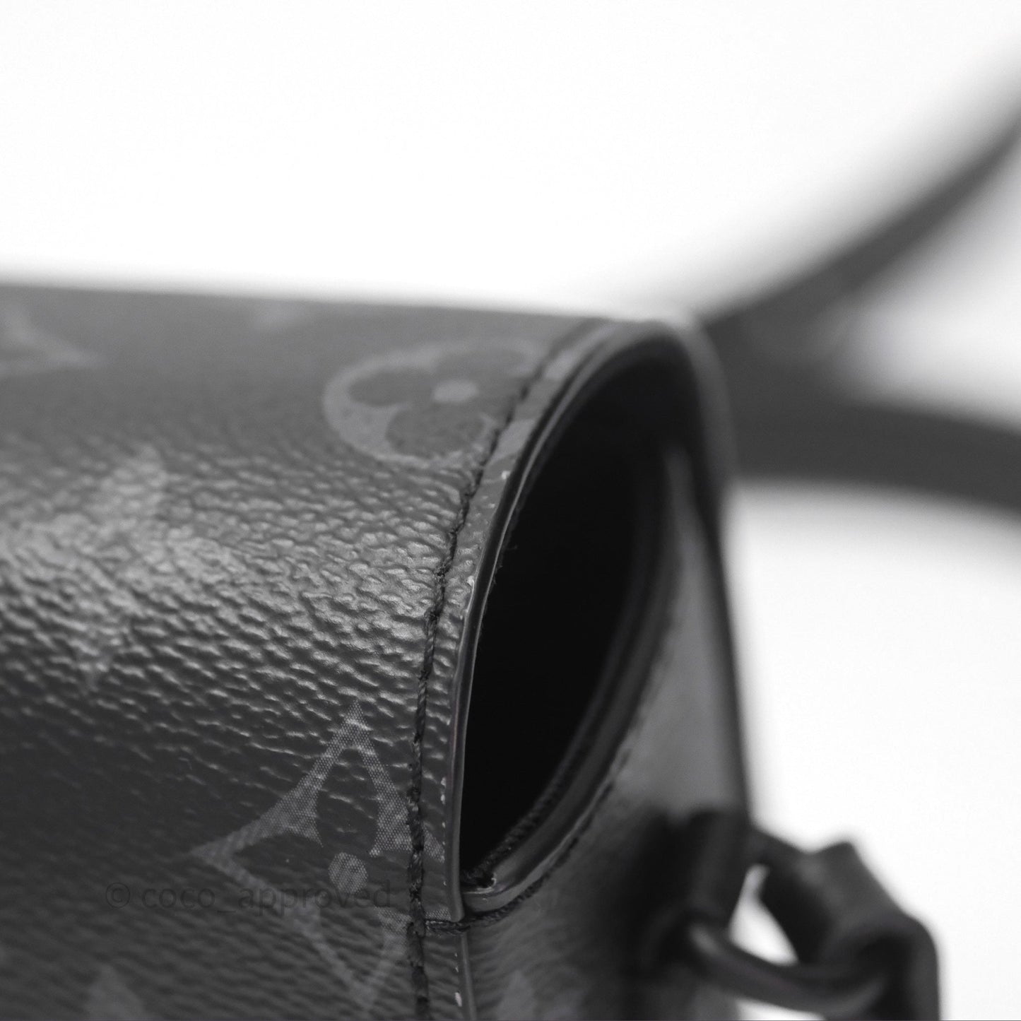 Louis Vuitton Steamer Wearable Wallet Monogram Eclipse Canvas