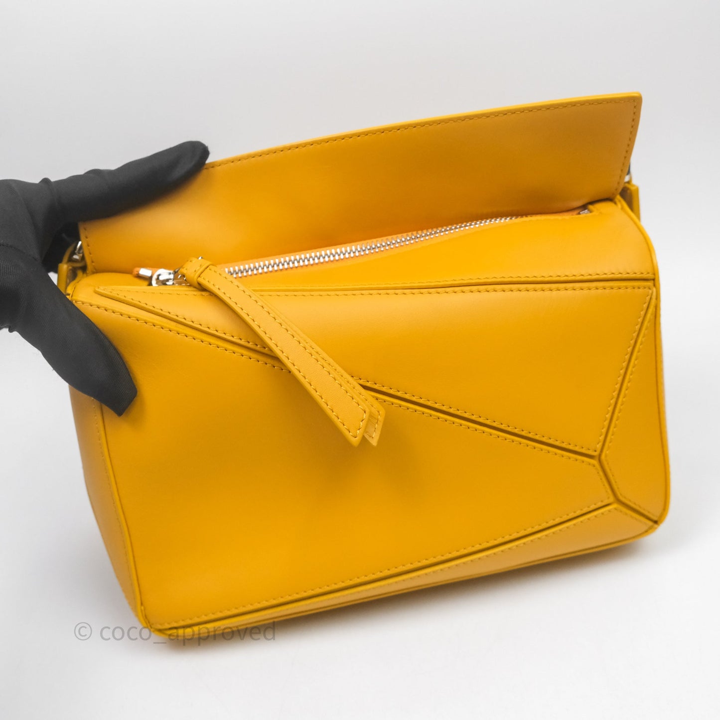 Loewe Small Puzzle Bag Sunflower With Logo Strap