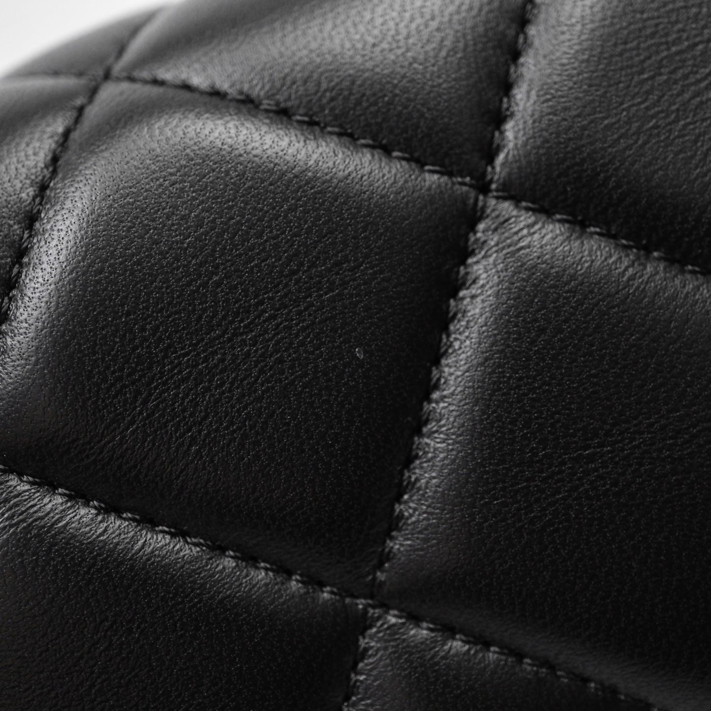 Chanel My Perfect Mini With Pearl Quilted Black Lambskin Gold Hardware