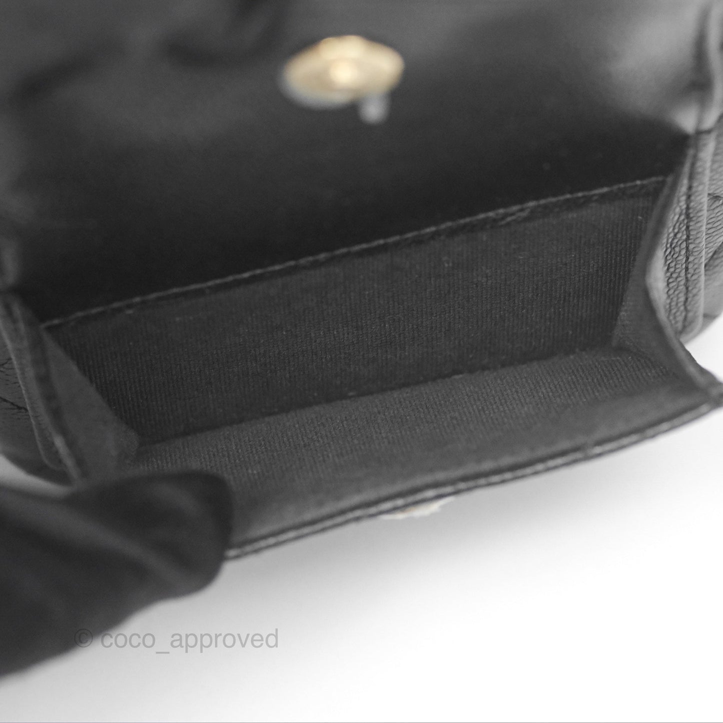 Chanel Classic Mini Backpack Black Caviar Gold Hardware