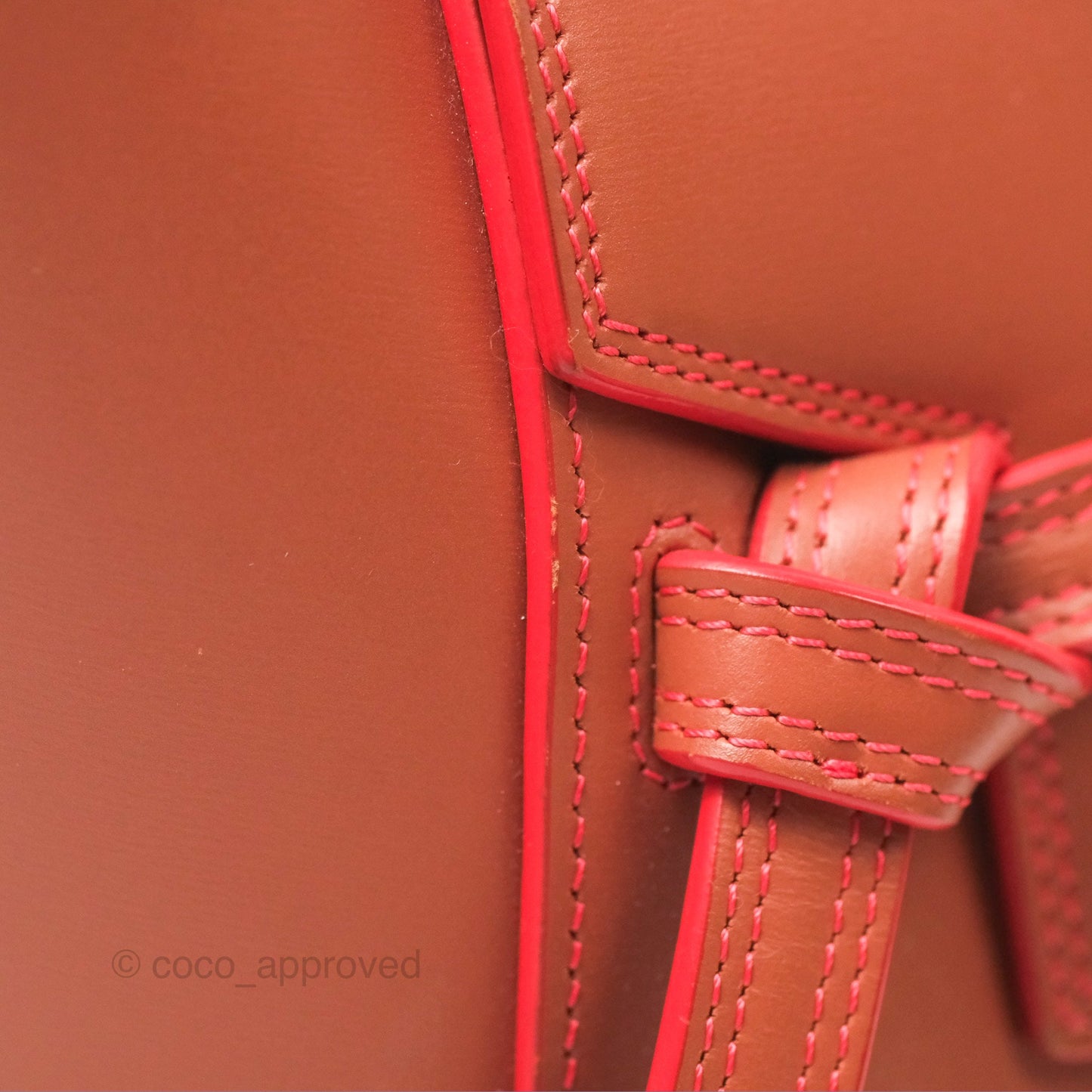 Celine Micro Belt Bag Terracotta Smooth Leather Gold Hardware