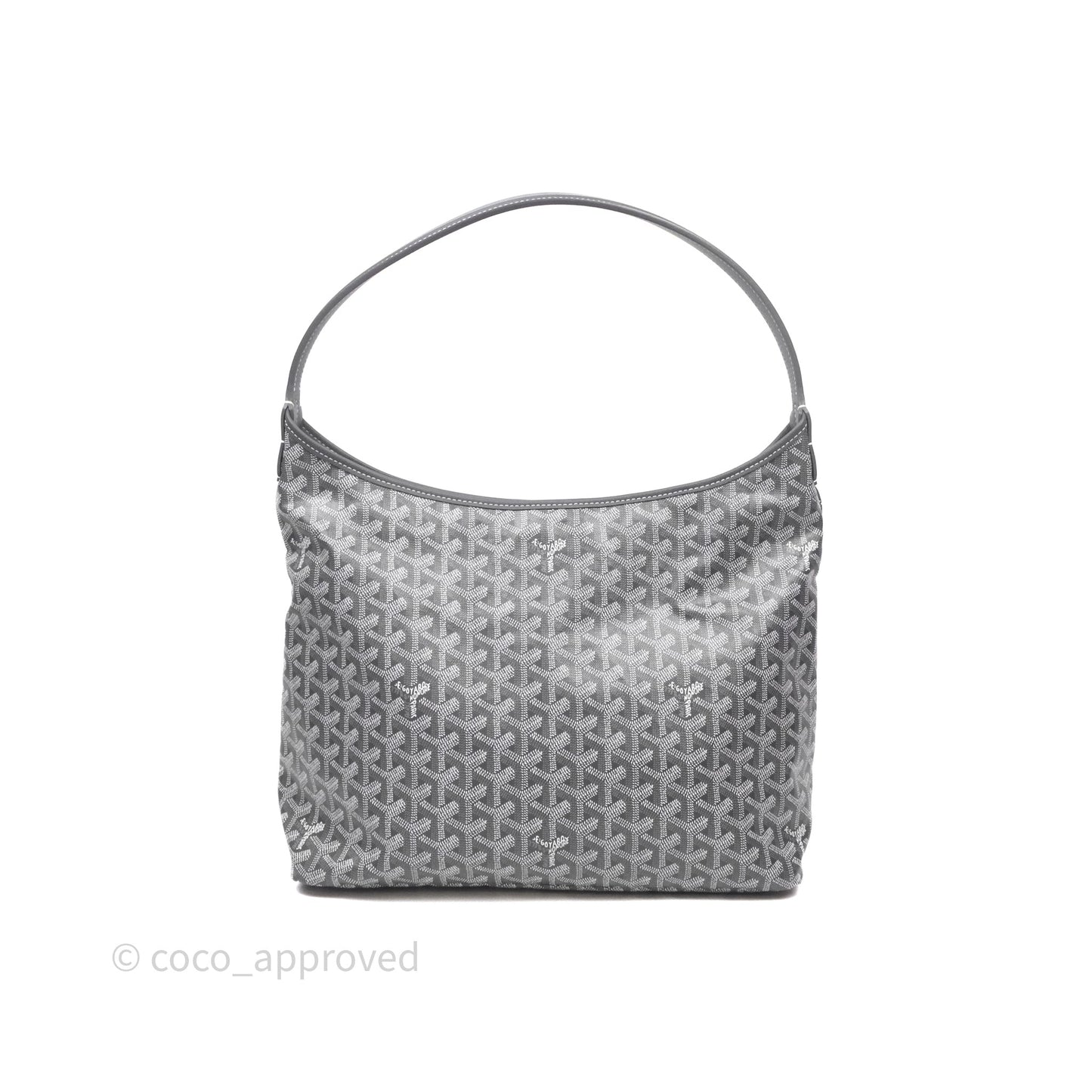 Goyard Bohème Hobo Bag Grey Goyardine Canvas