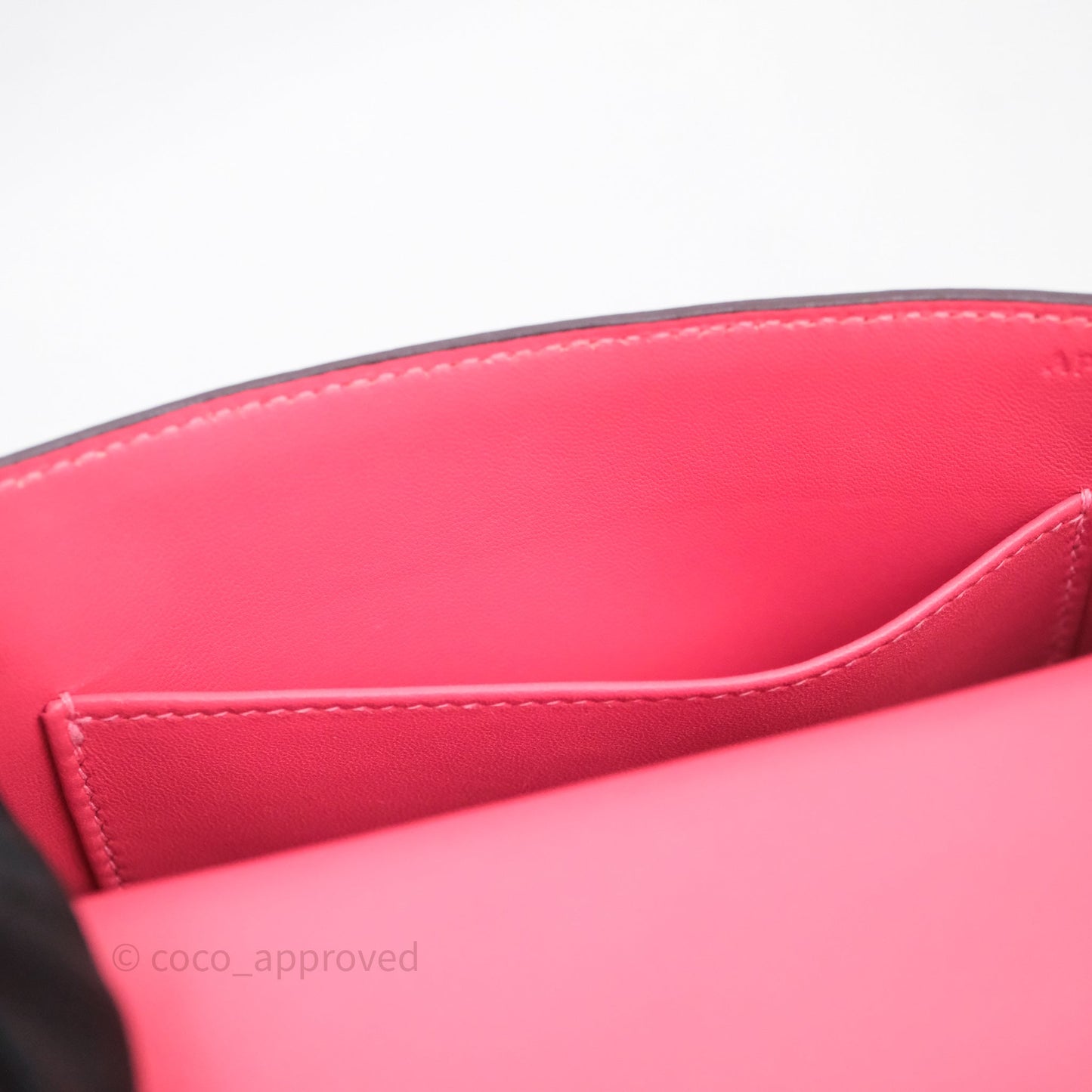 Hermès Mini Verrou Chaine Bag Rose Lipstick U5 Chevre Mysore Palladium Hardware