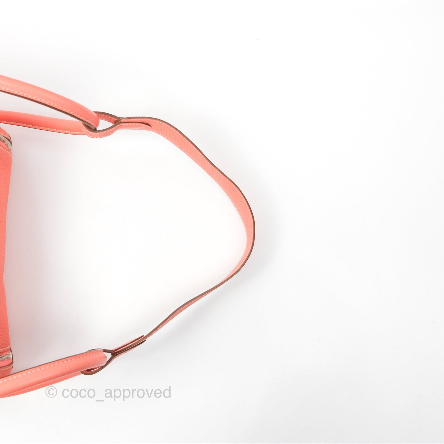 Hermès Lindy 30 Flamingo Clemence Palladium Hardware