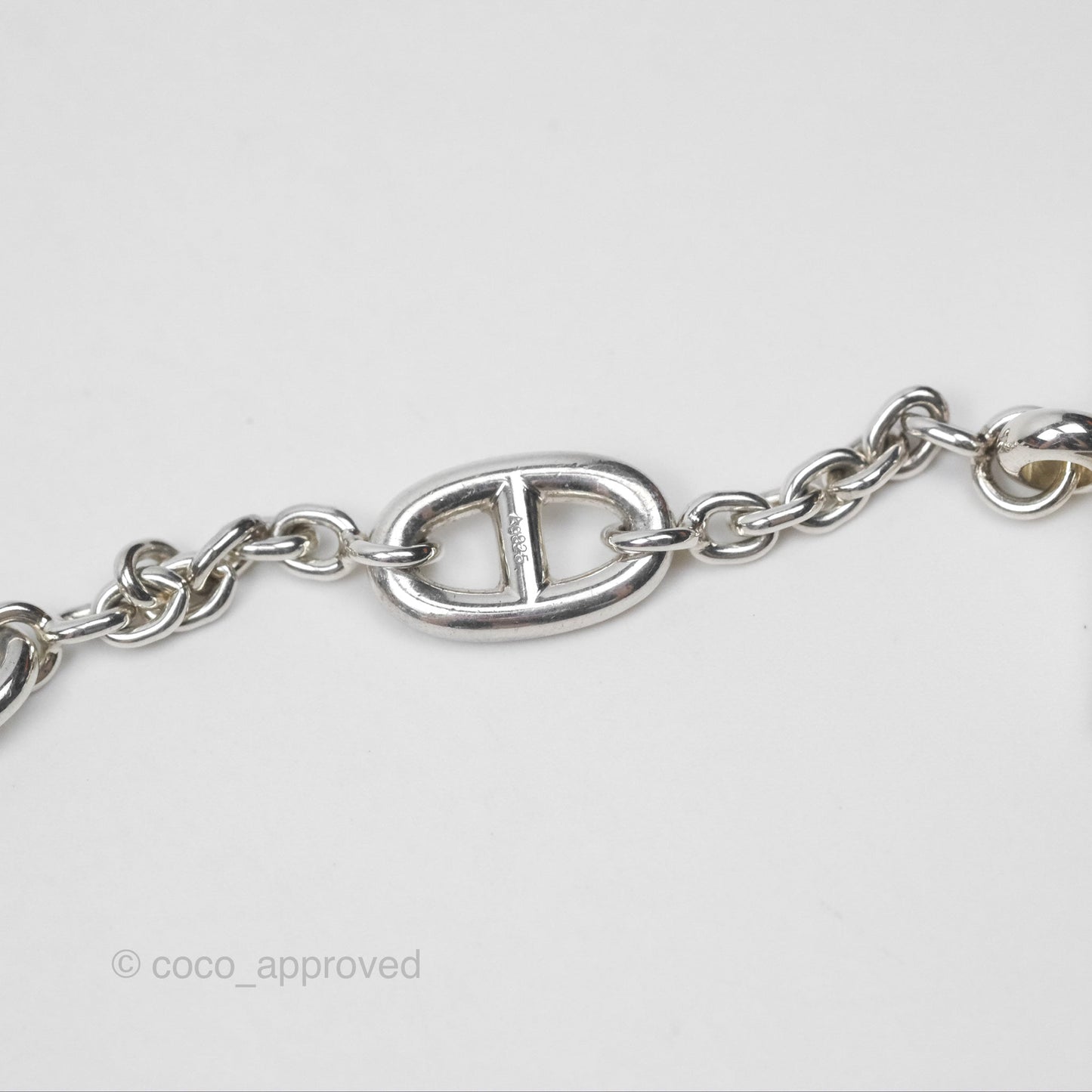 Hermès Farandole Long Necklace 160 Palladium Hardware