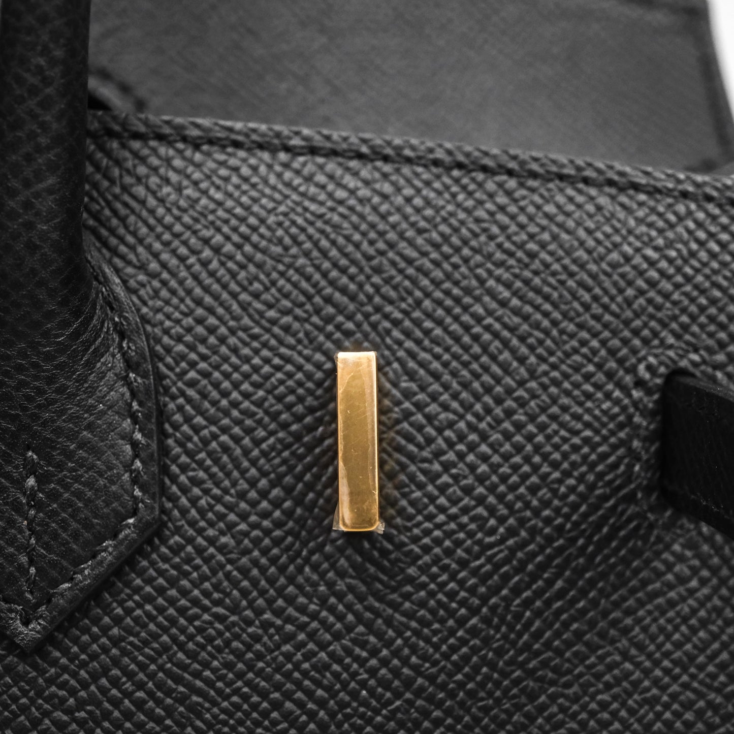 Hermès Birkin Sellier 25 Noir 89 Epsom Gold Hardware