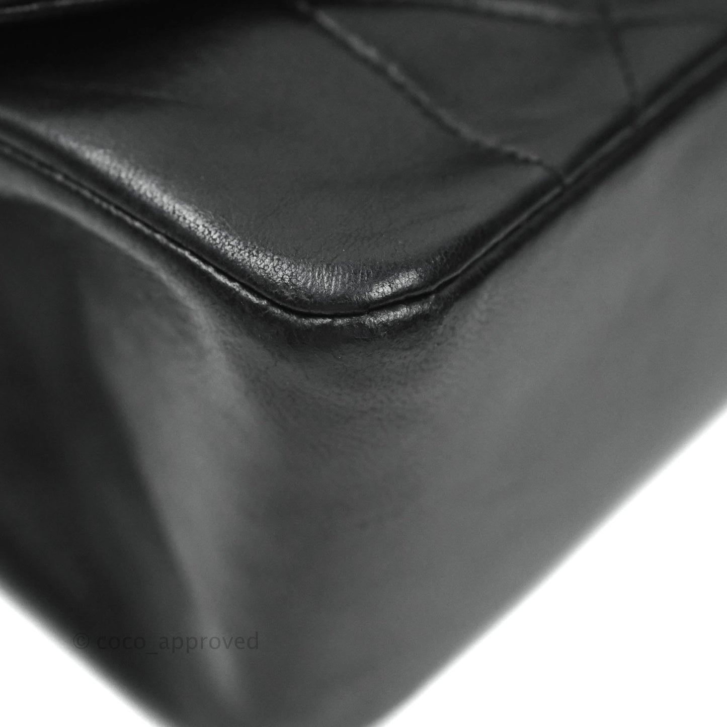 Chanel Black Quilted Lambskin Small Vintage Classic Diana Flap Bag