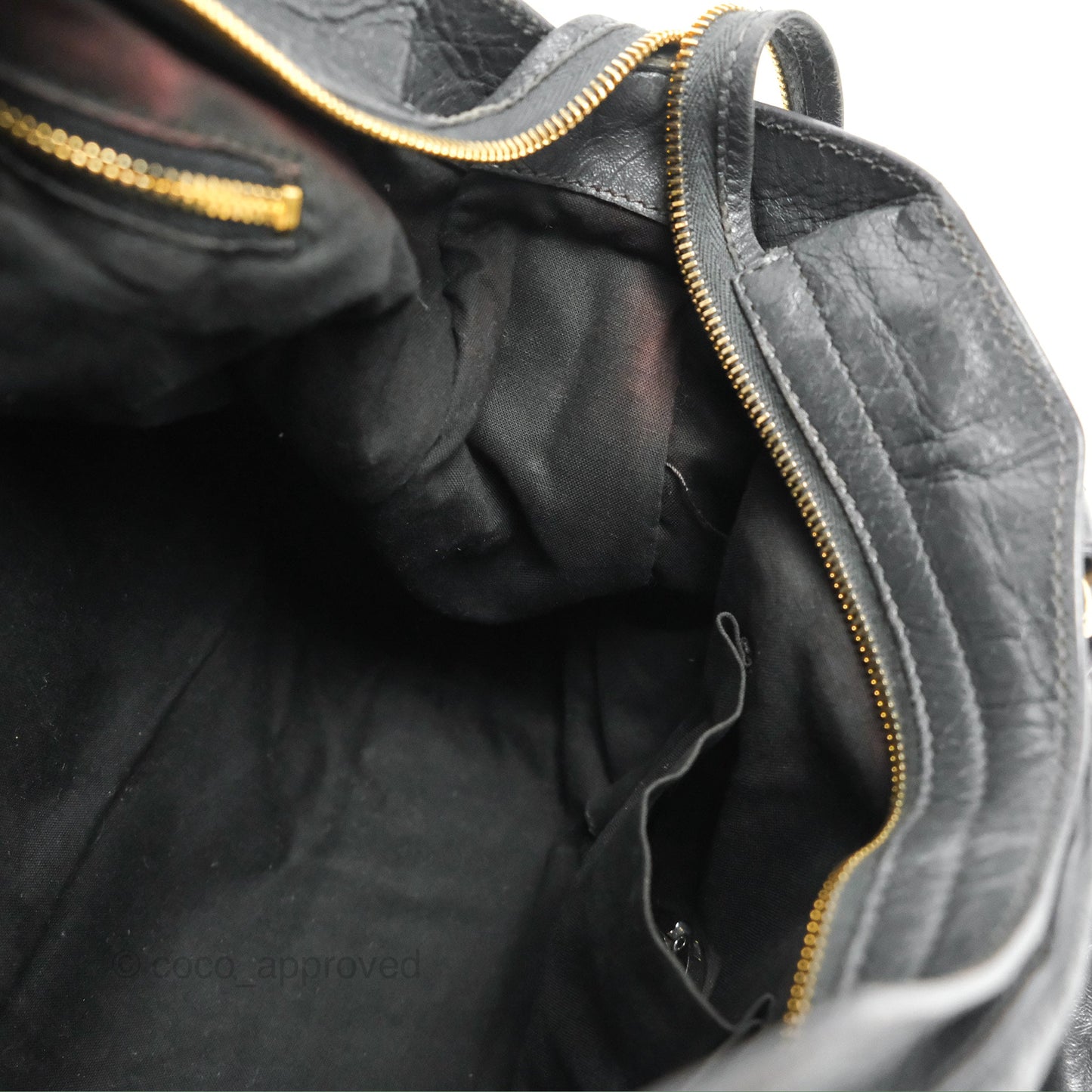 Balenciaga Classic City Bag Dark Grey Calfskin Gold Hardware