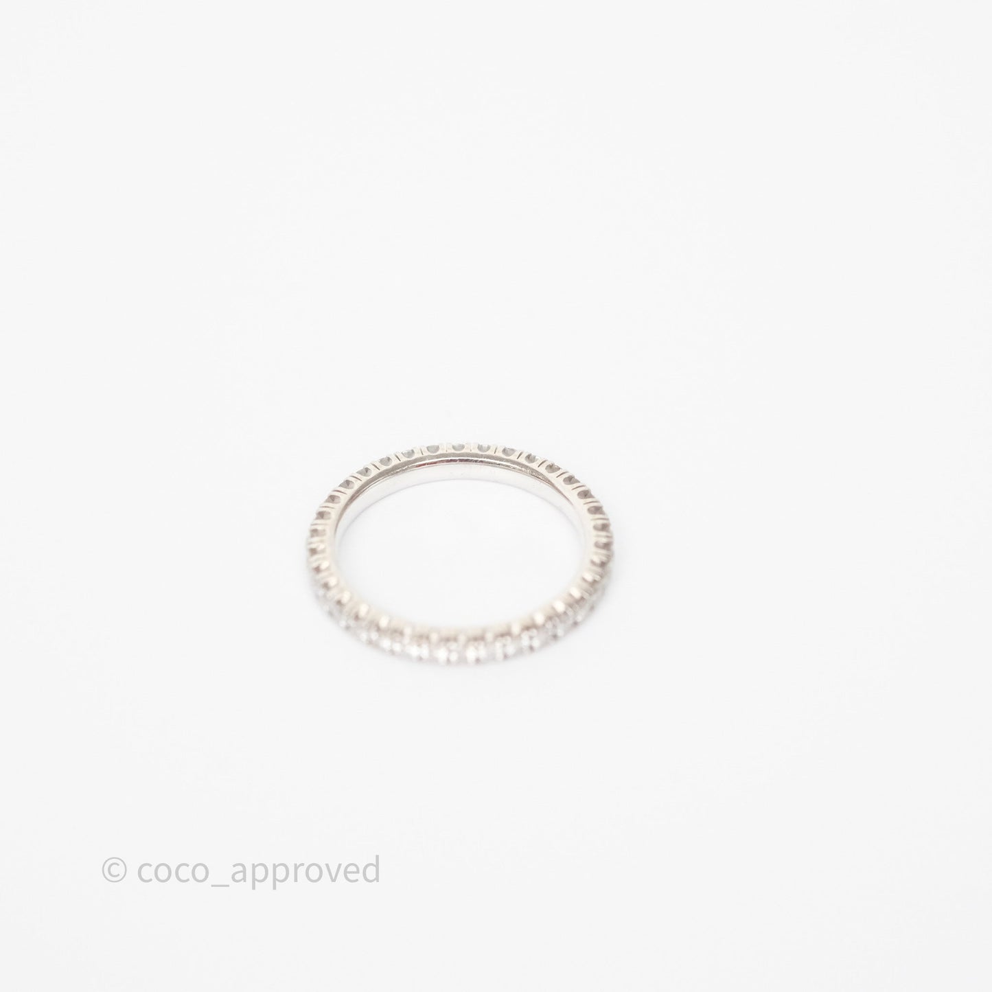Cartier Diamonds Ring White Gold Size 46