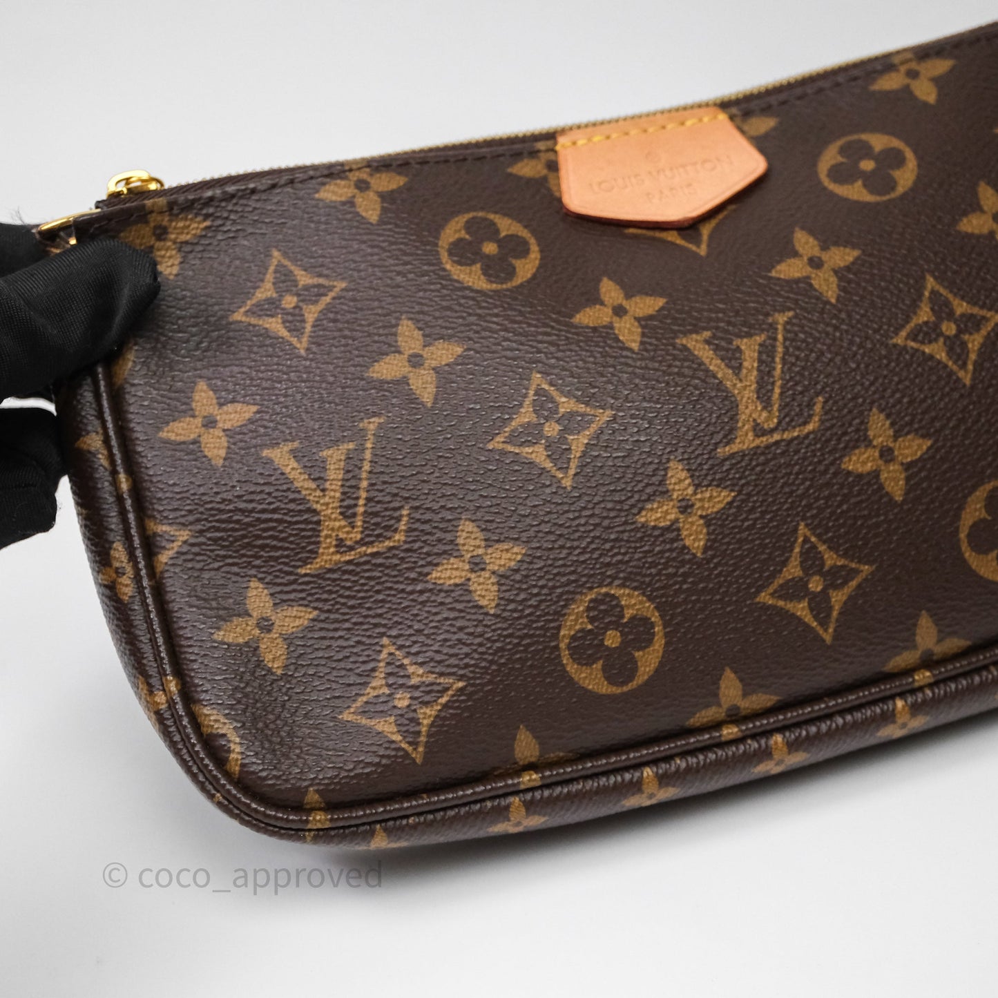 Louis Vuitton Multi Pochette Accessories Khaki Monogram Canvas