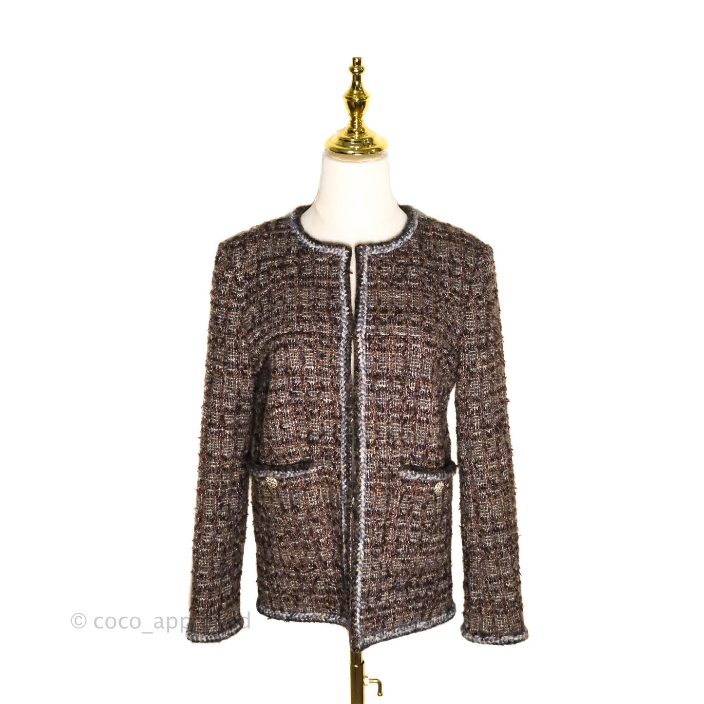 Chanel Tweed Jacket in Brown 2018-19F/W