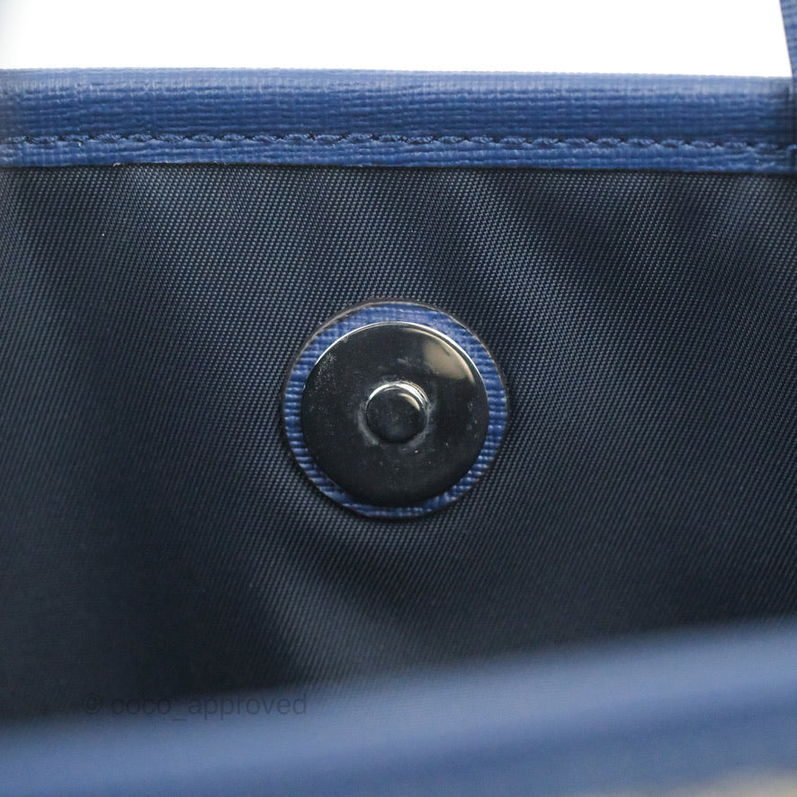 Gucci Tote Bag GG Supreme Monogram Stars Navy