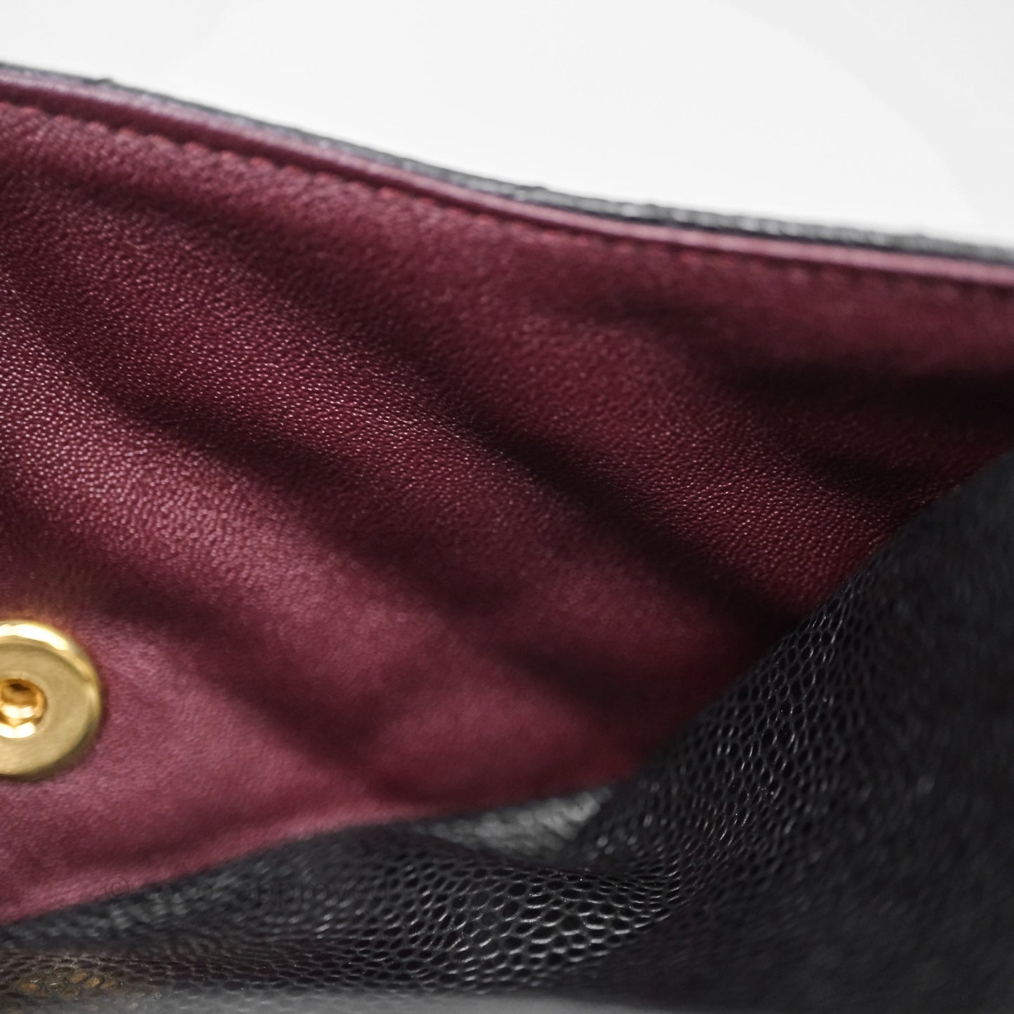 Chanel Classic Medium Flap Quilted Black Caviar Gold Hardware