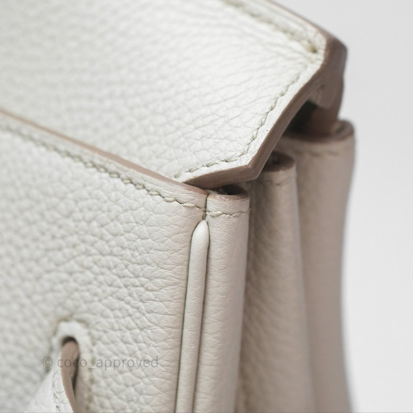 Hermès Retourne Birkin 35 Beton Togo Gold Hardware