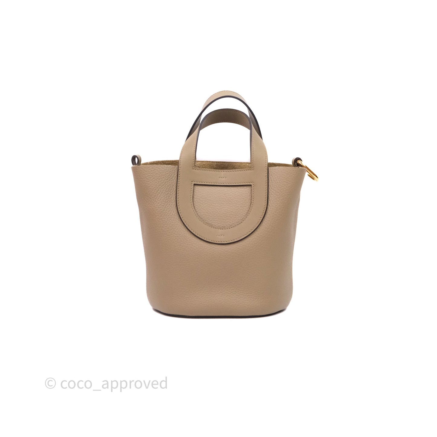 Hermès In-The-Loop 18 Beige Marfa 8Q Clemence Gold Hardware