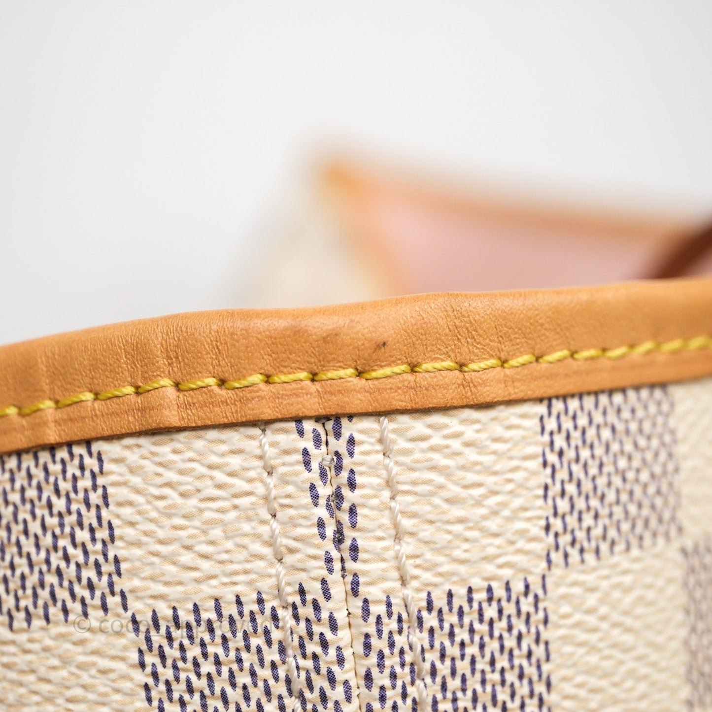 Louis Vuitton Neverfull MM Damier Azur Canvas Tote Bag