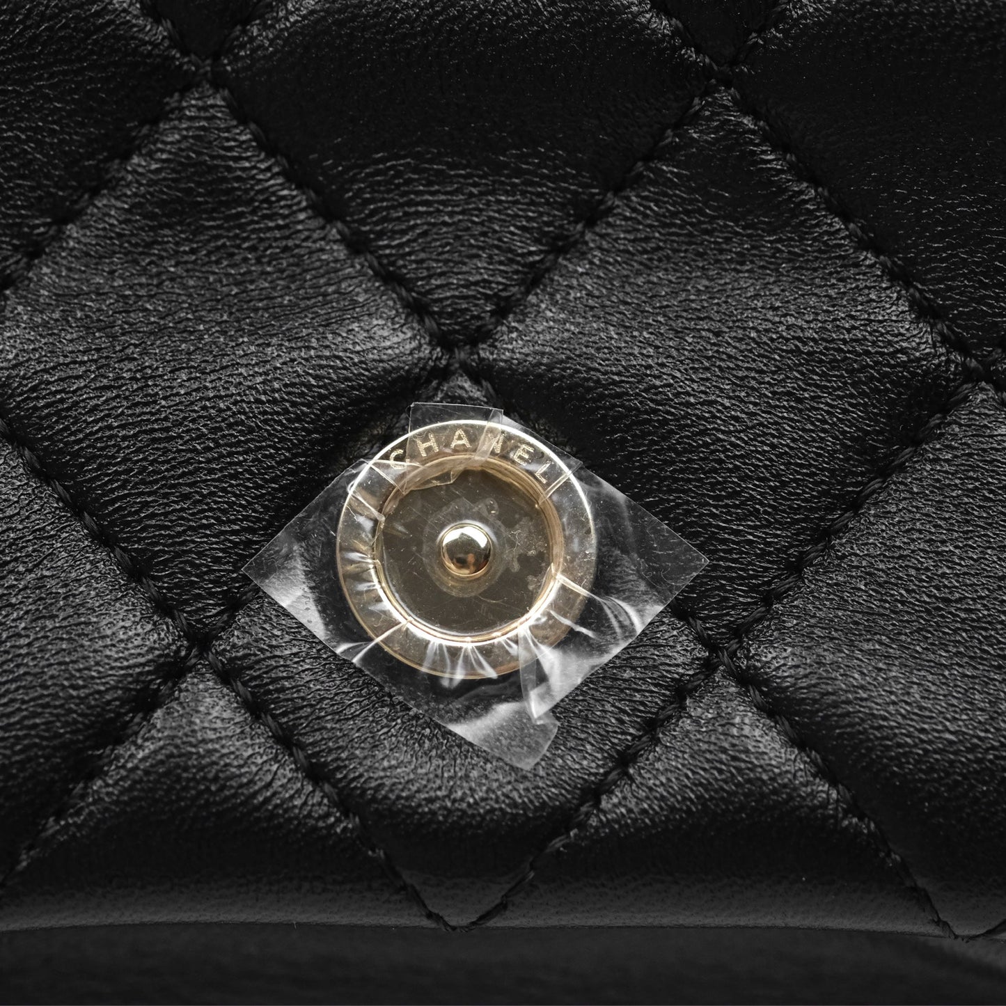 Chanel Small Duma Drawstring Backpack Black Lambskin Gold Hardware