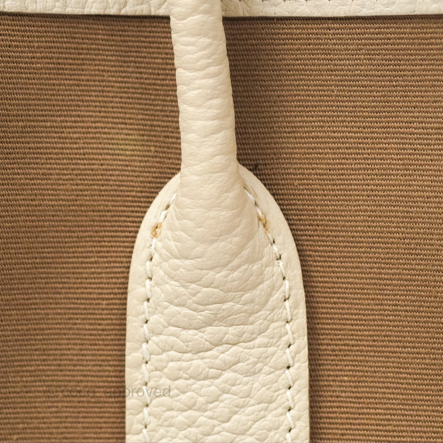 Hermes Garden Party 30 Etoupe 18 Canvas Craie 10