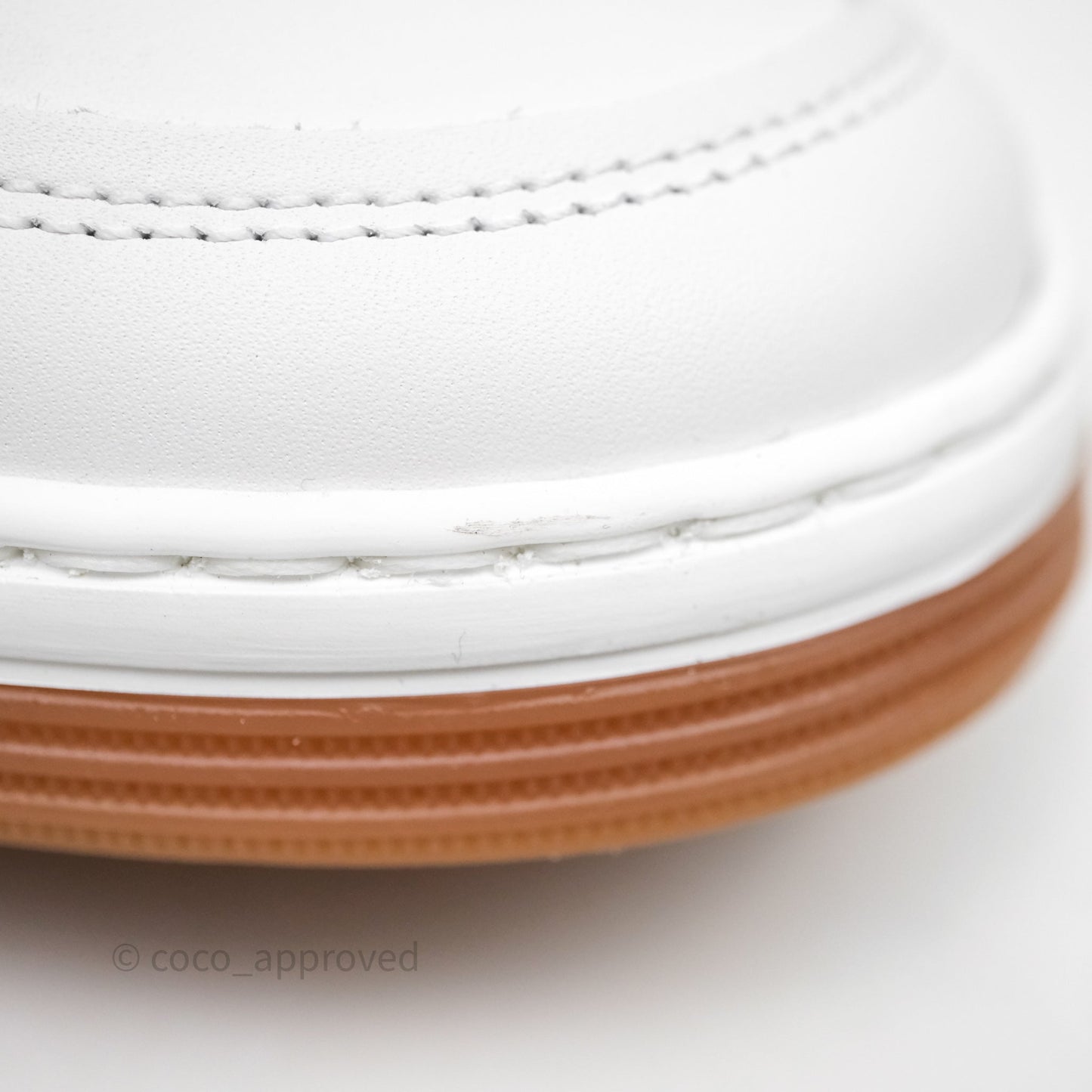 Chanel Logo Sneakers White Size 38