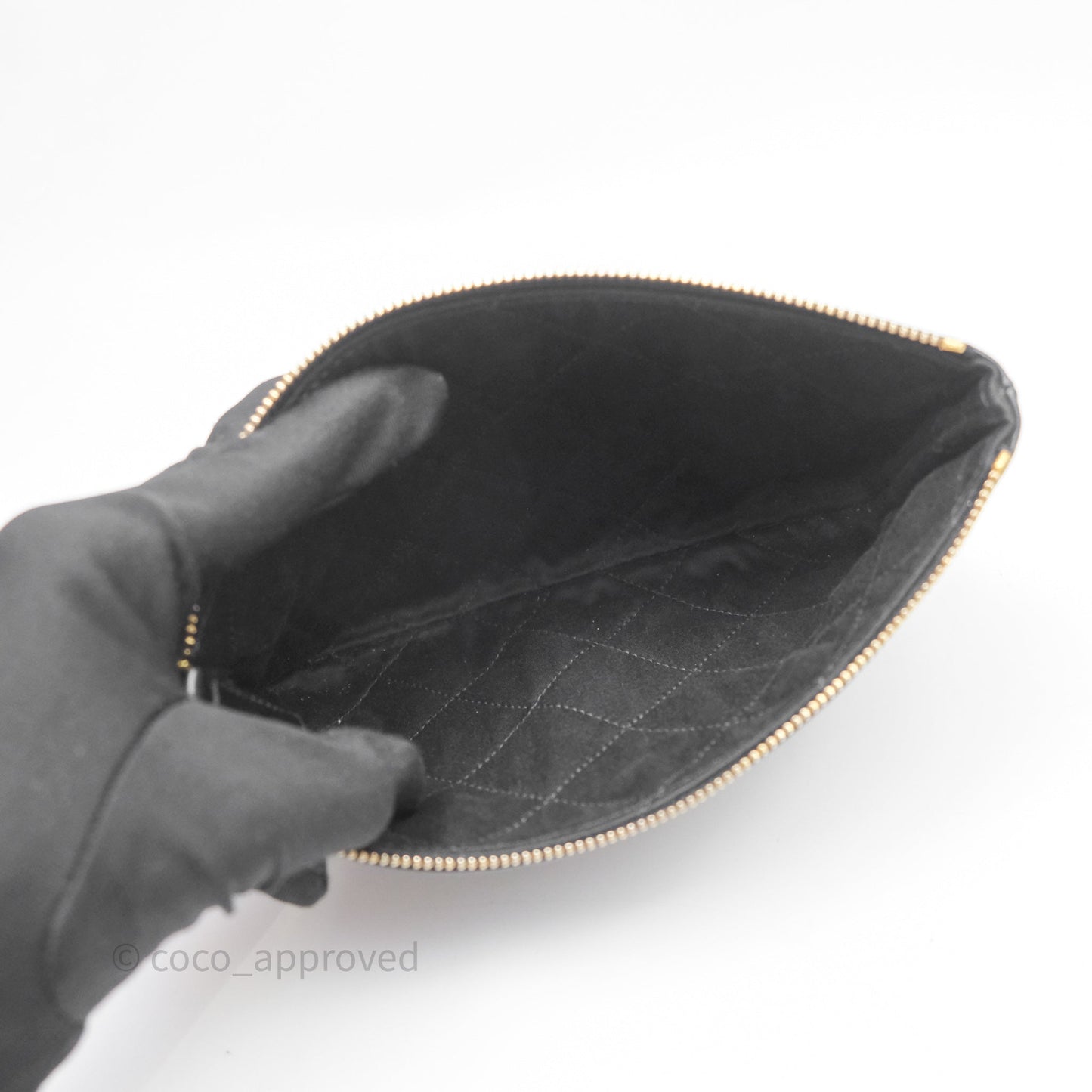 Chanel 22 Small Black Calfskin Aged Gold Hardware