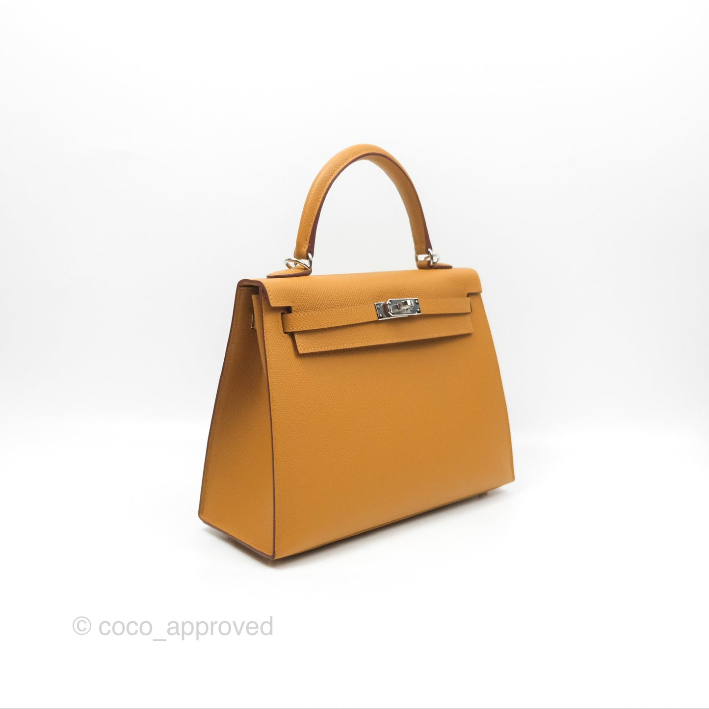 Hermès Sellier Kelly 25 Sesame 2S Epsom Palladium Hardware
