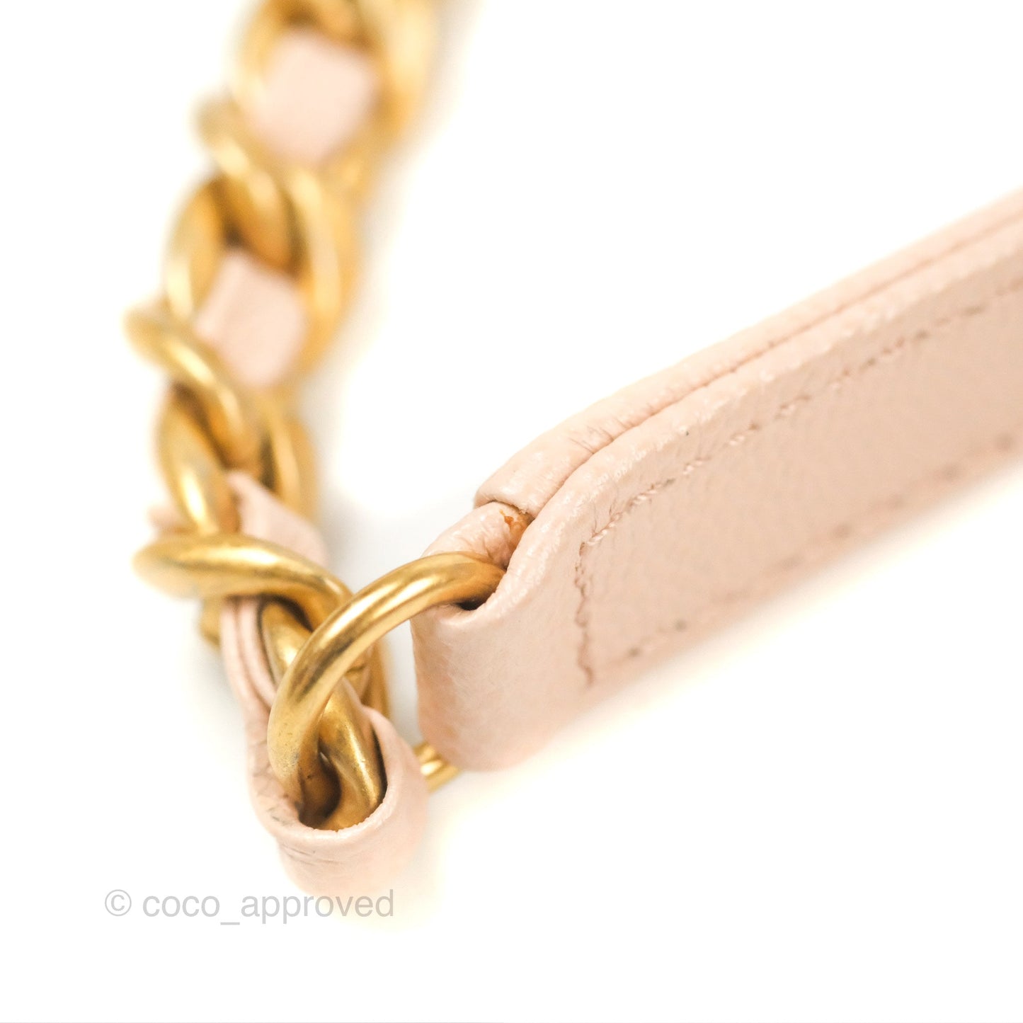 Chanel Quilted Top Handle Drawstring Bucket Bag Pink Caviar Aged Gold Hardware