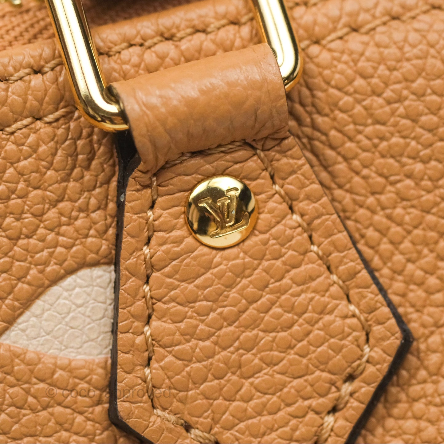 Louis Vuitton Nano Speedy Monogram Arizona Creme