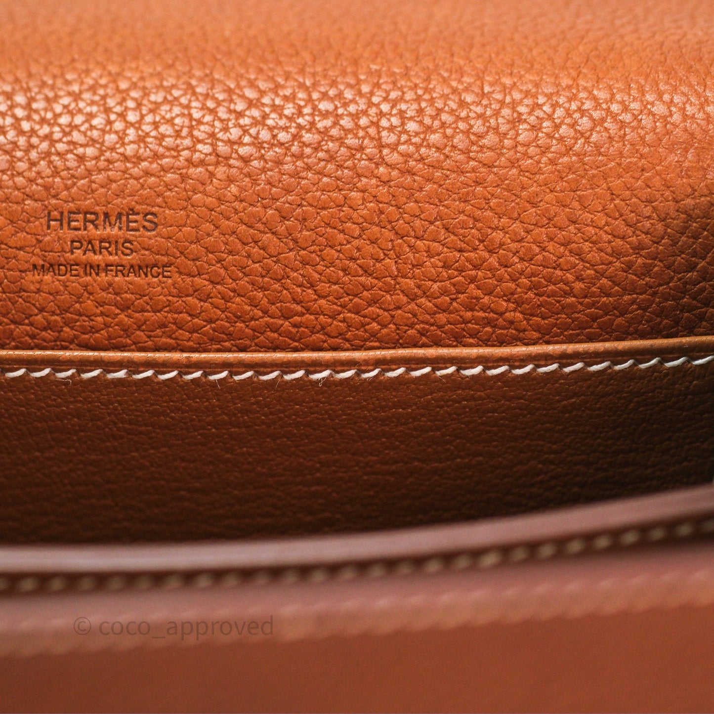 Hermès Roulis Mini Fauve 34 Barenia Gold Hardware