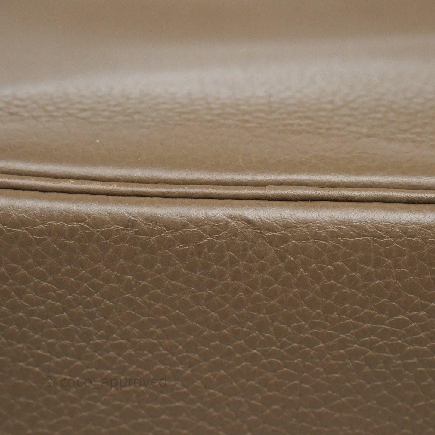 Hermès Lindy 30 Etoupe 18 Clemence Palladium Hardware
