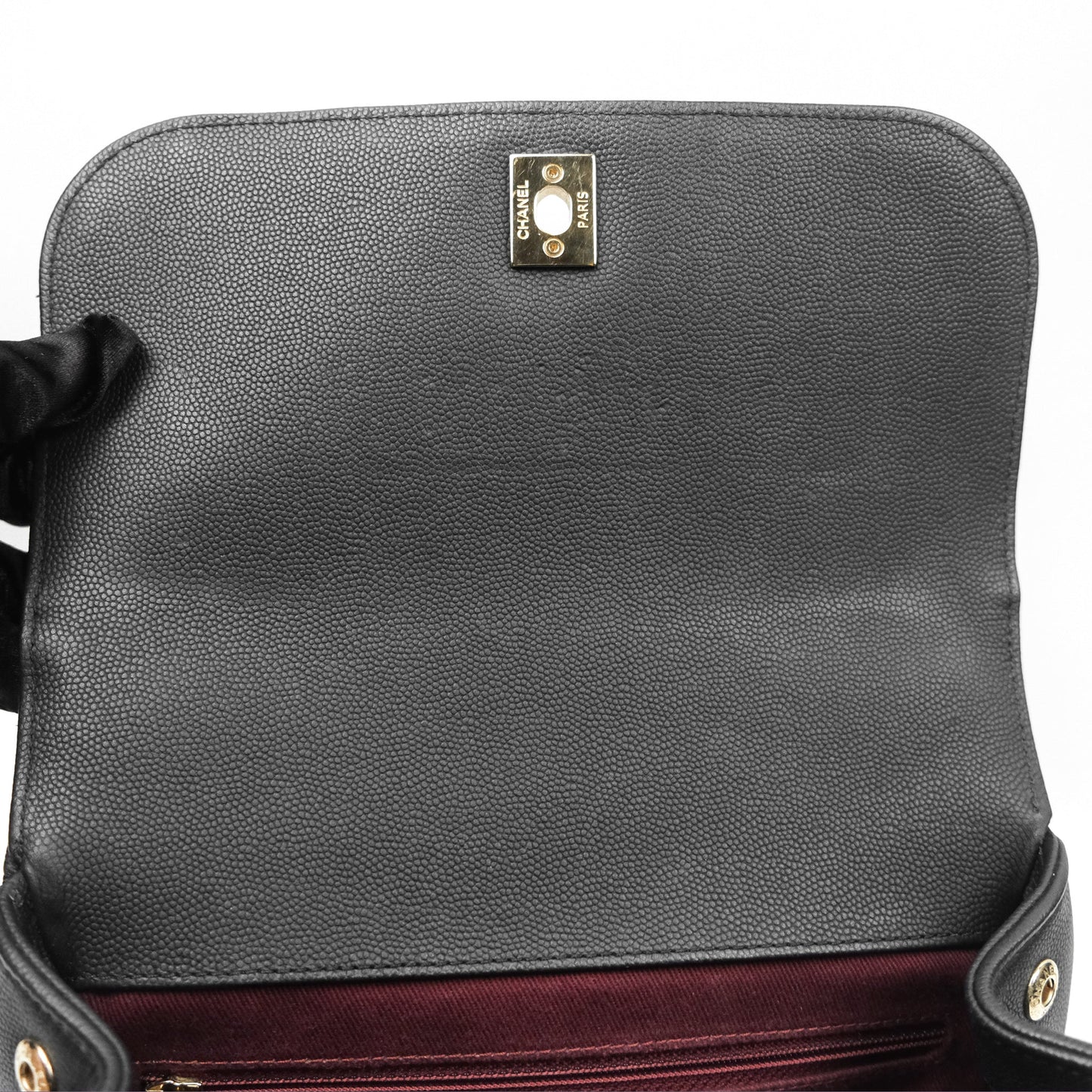 Chanel Quilted Medium Business Affinity Flap Matte Black Caviar Gold Hardware