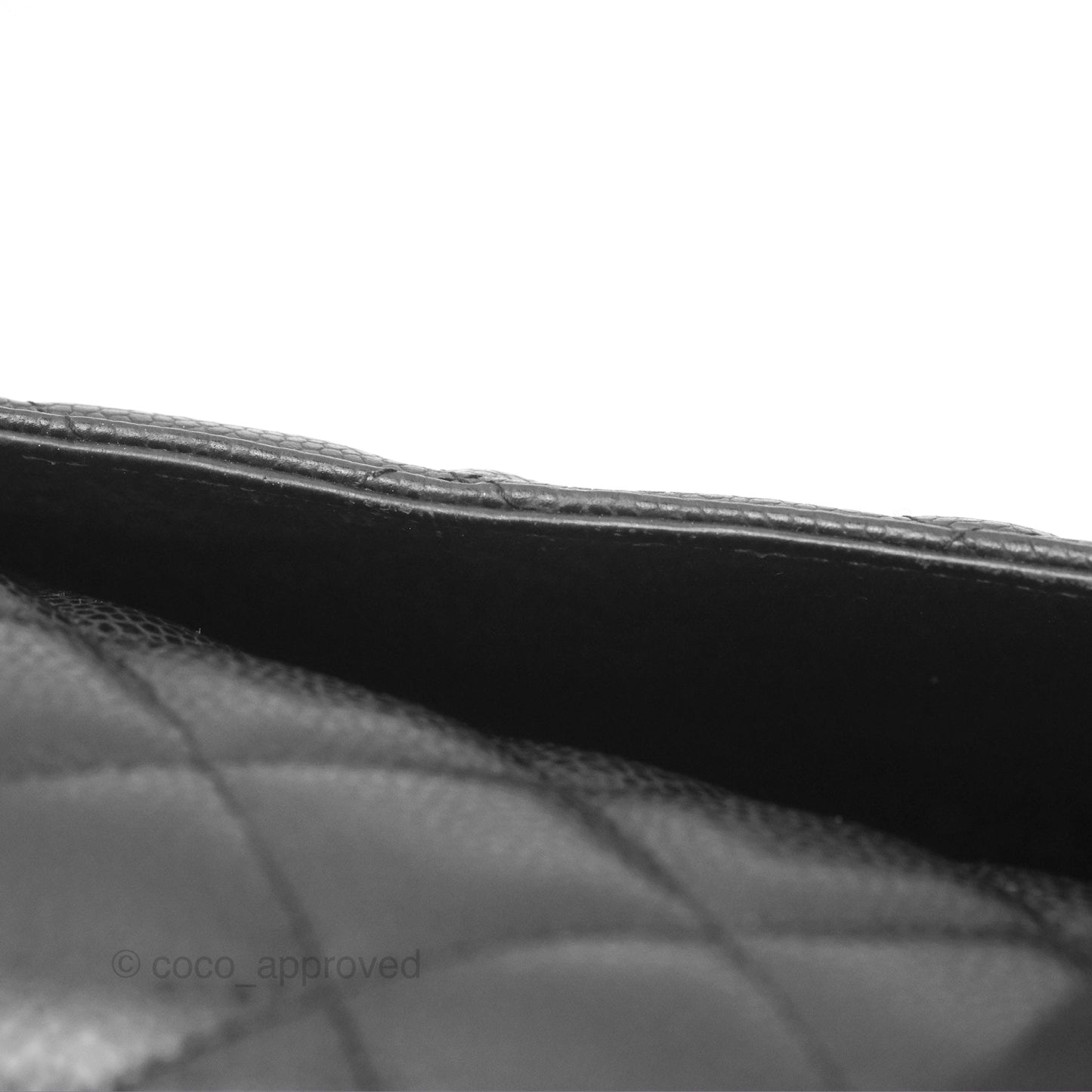 Chanel Quilted Maxi Single Flap Black Caviar Silver Hardware