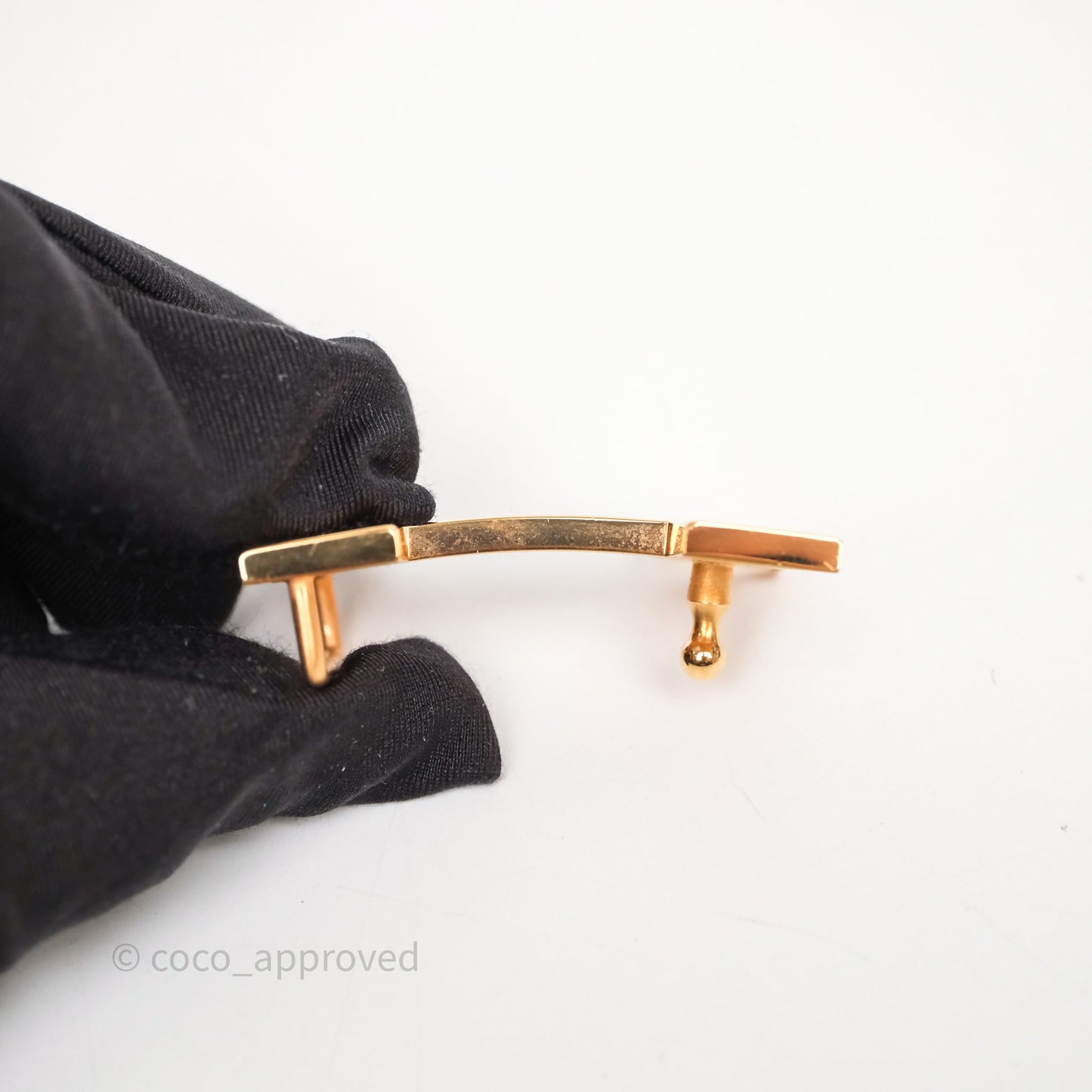 Hermès H Belt Buckle & Reversible Strap Gold/ Vert Fizz Gold Hardware