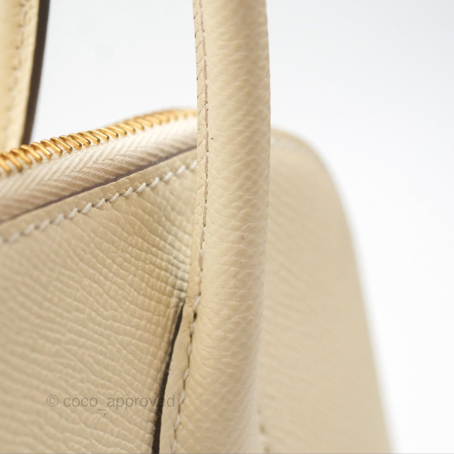 Hermès Bolide 1923 25 Nata I2 Epsom Gold Hardware