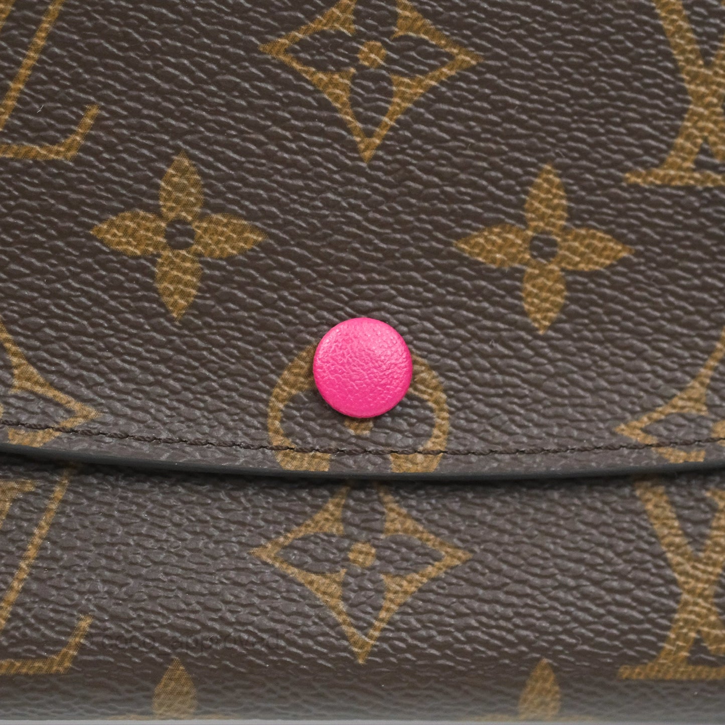Louis Vuitton Emilie Wallet Monogram Canvas Fuchsia Pink