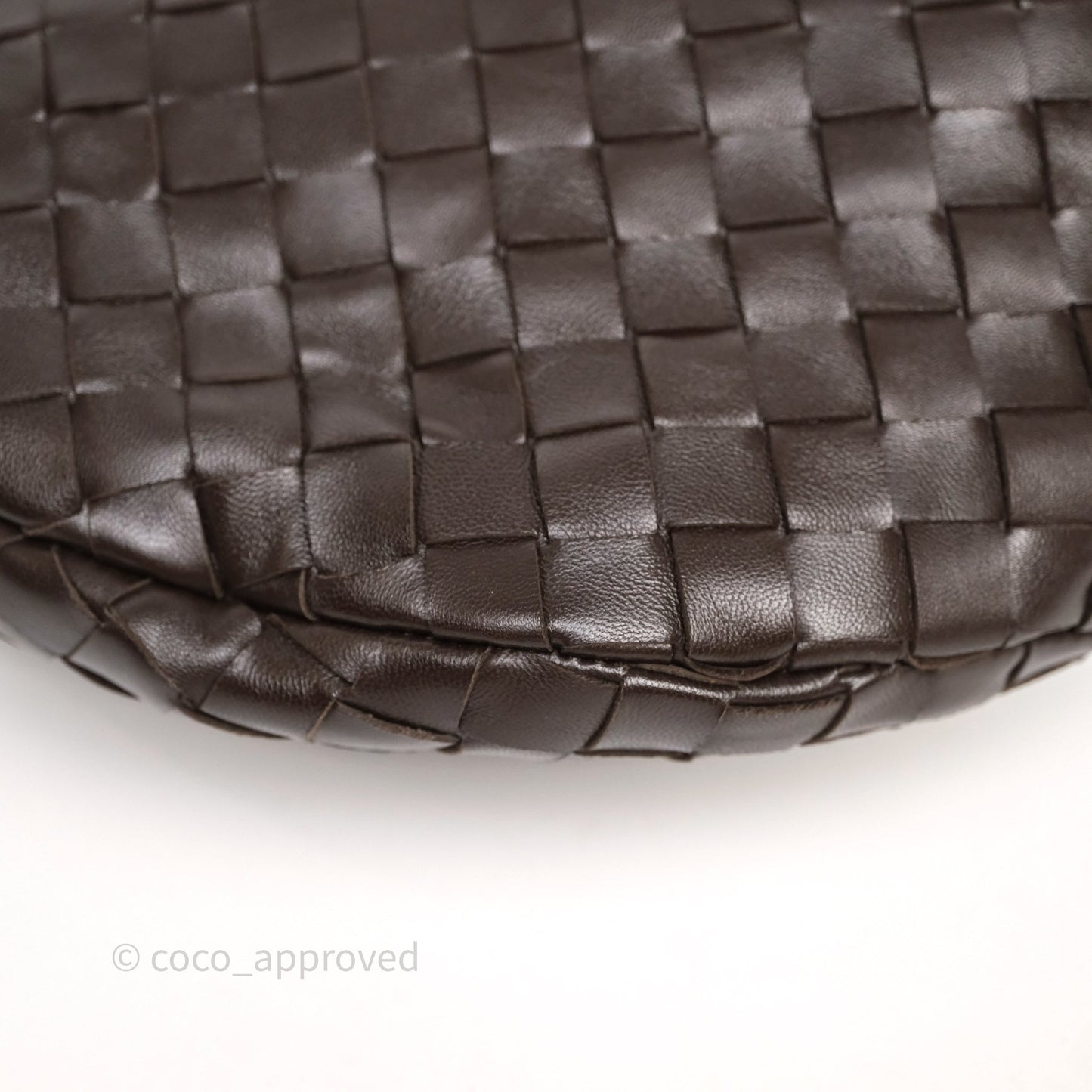 Bottega Veneta Teen Jodie Brown Intrecciato Lambskin