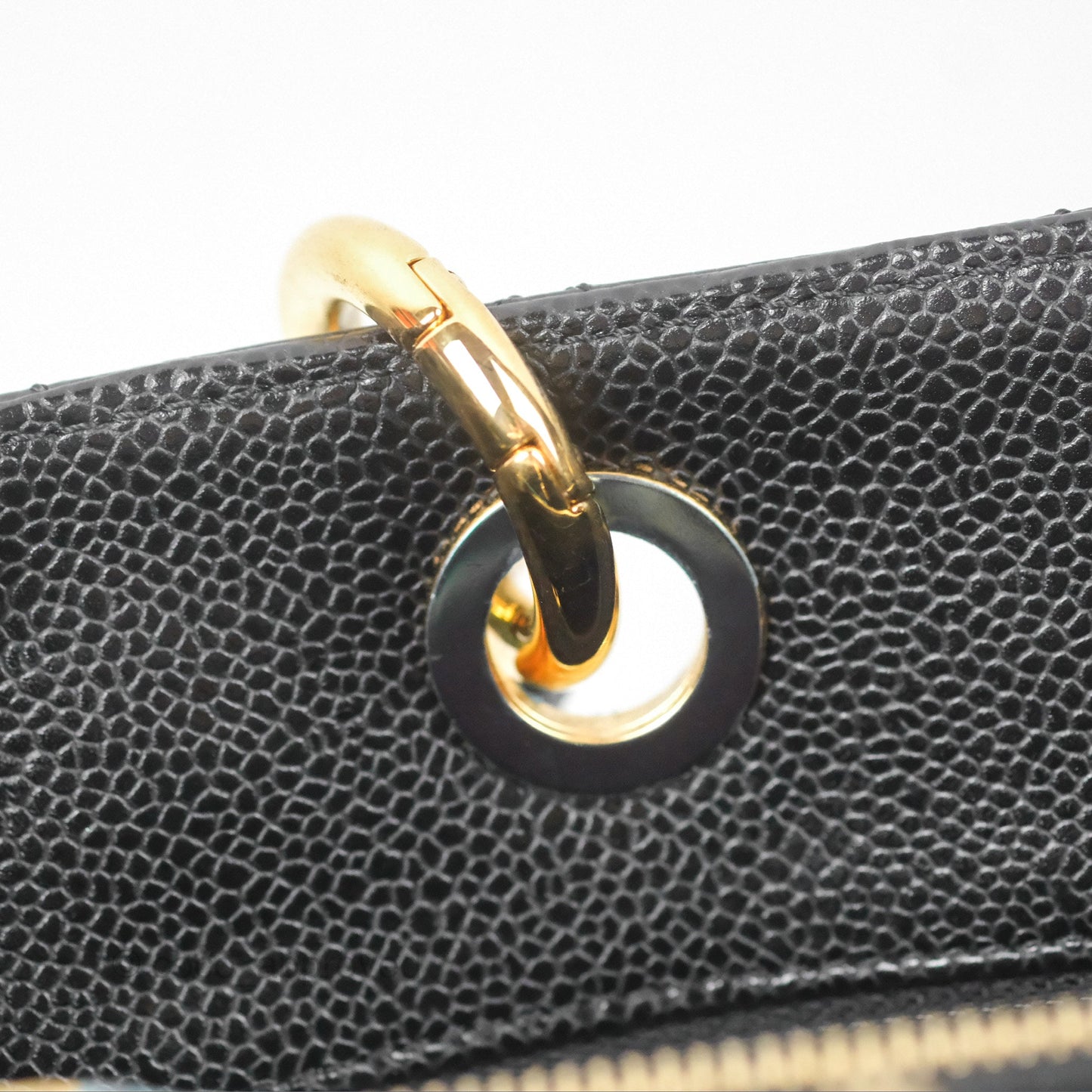 Chanel GST Black Caviar Gold Hardware