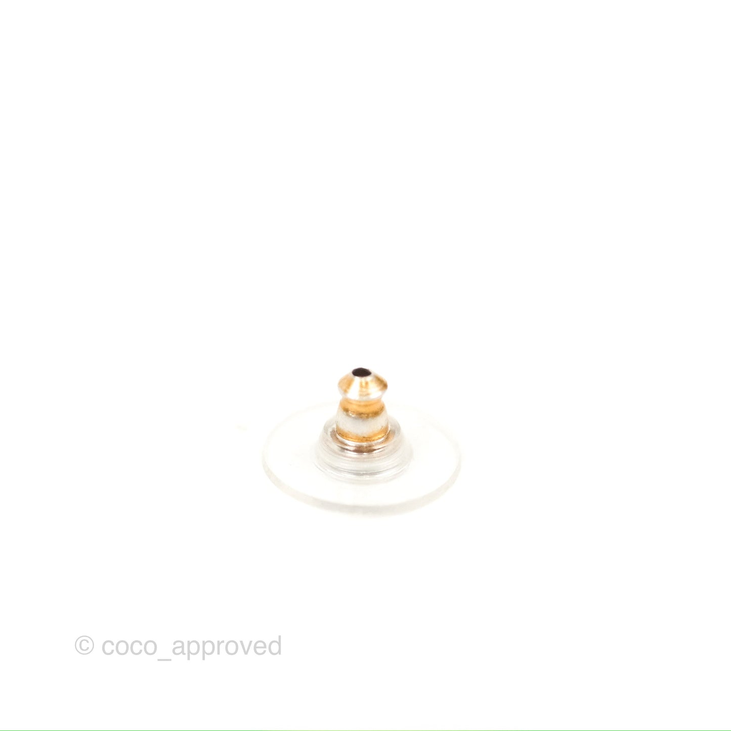 Chanel Large Crystal CC No5 Drop Earrings Antique Gold Tone 20S