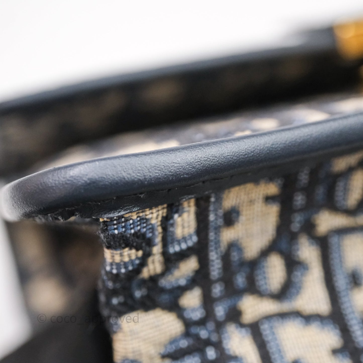 Christian Dior 30 Montaigne Bag Blue Dior Oblique Jacquard Dior