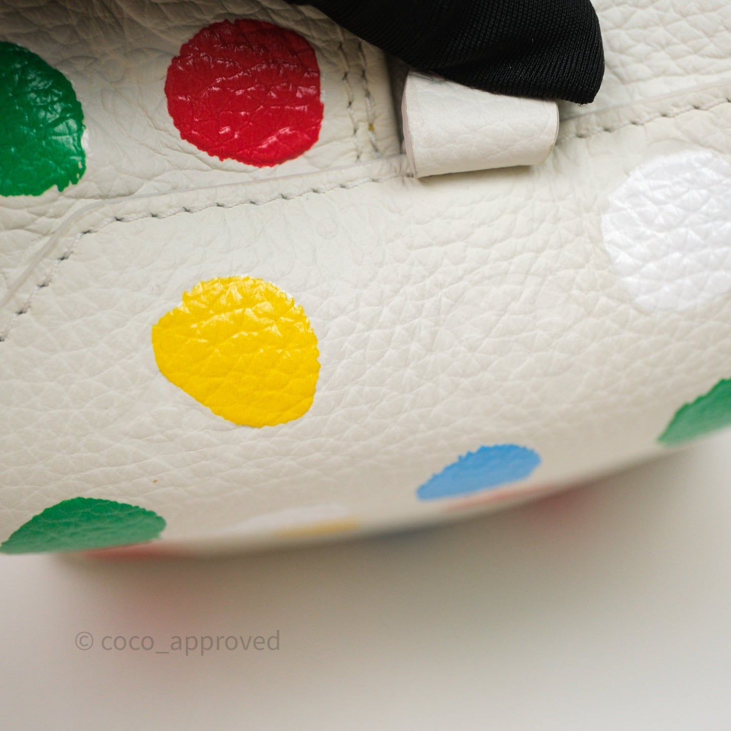 Louis Vuitton x Yayoi Kusama Square With Handle Chain Bag White