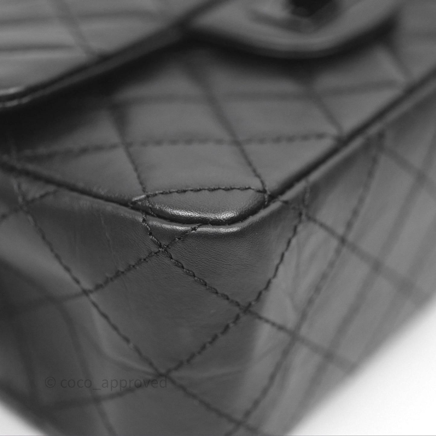 Chanel Quilted Mini Reissue 224 So Black Calfskin