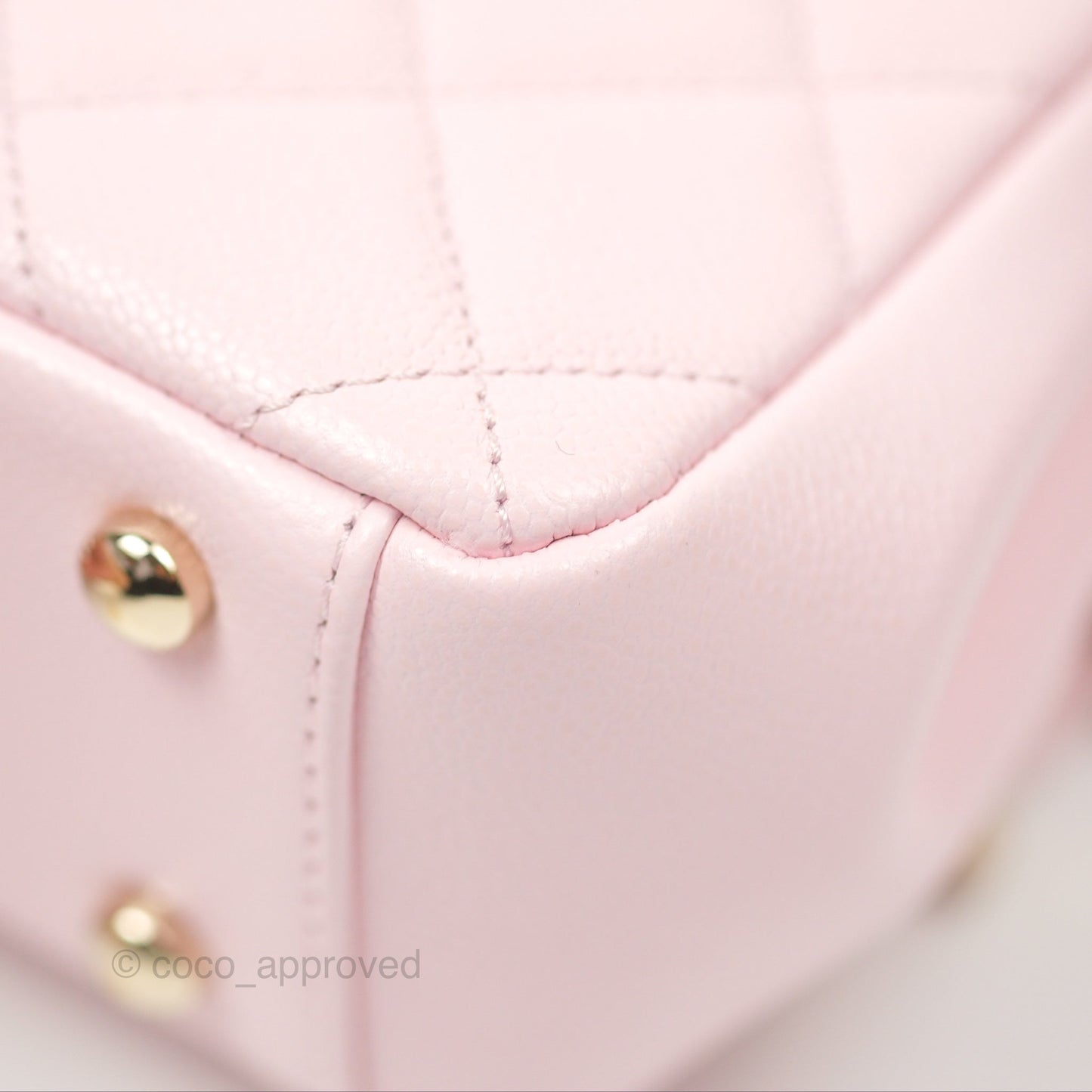 Chanel Quilted Small Business Affinity Flap Light Pink Caviar Gold Hardware