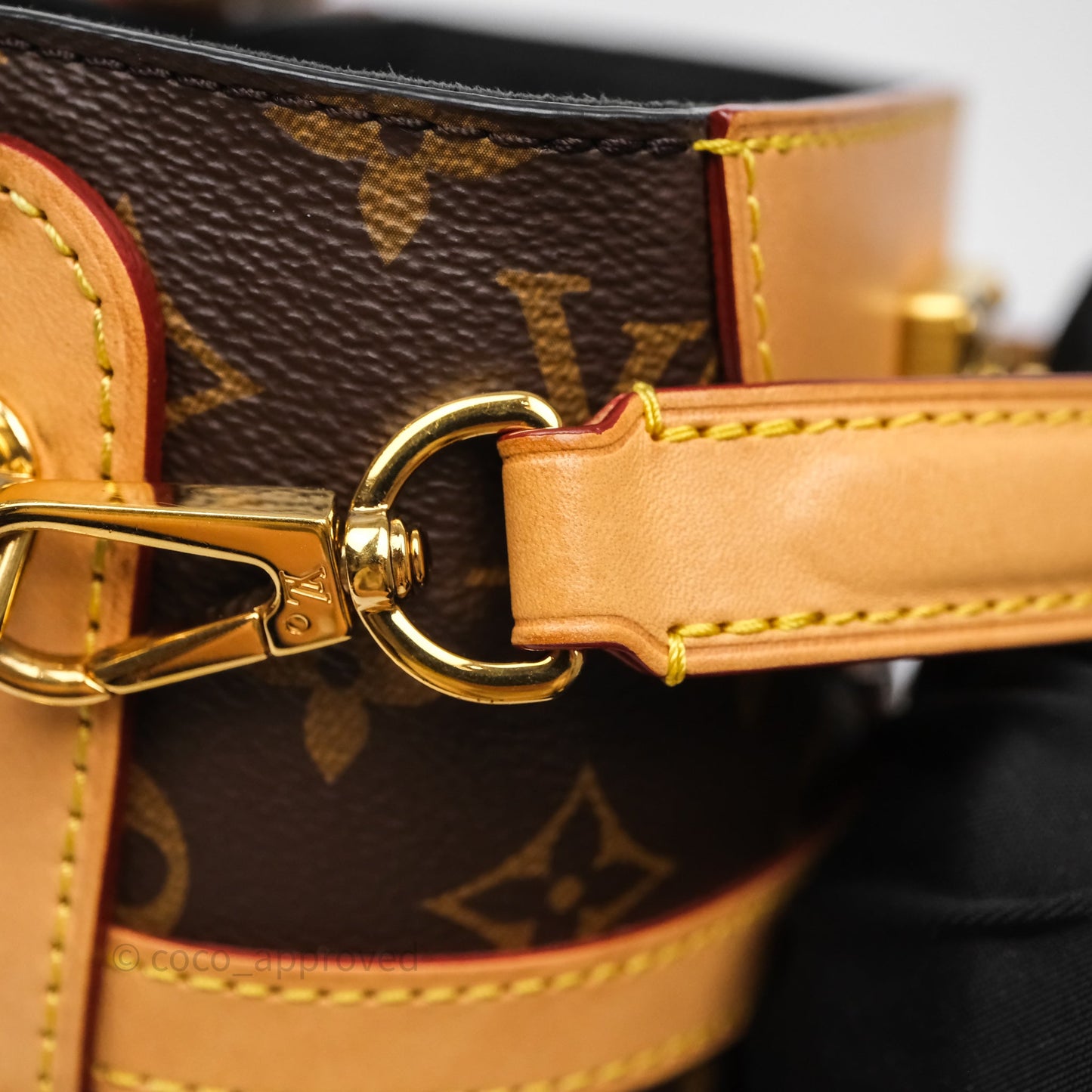 Louis Vuitton Duffle Bucket Bag Monogram Canvas