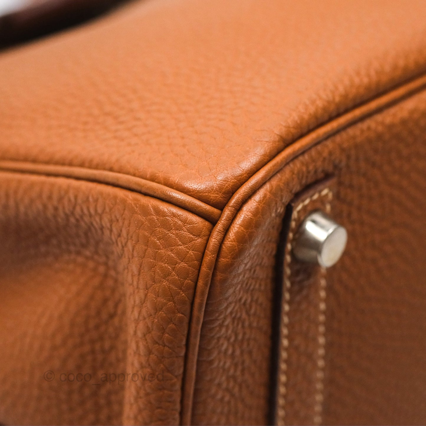 Hermès Birkin 30 Retourne Gold 37 Clemence Palladium Hardware