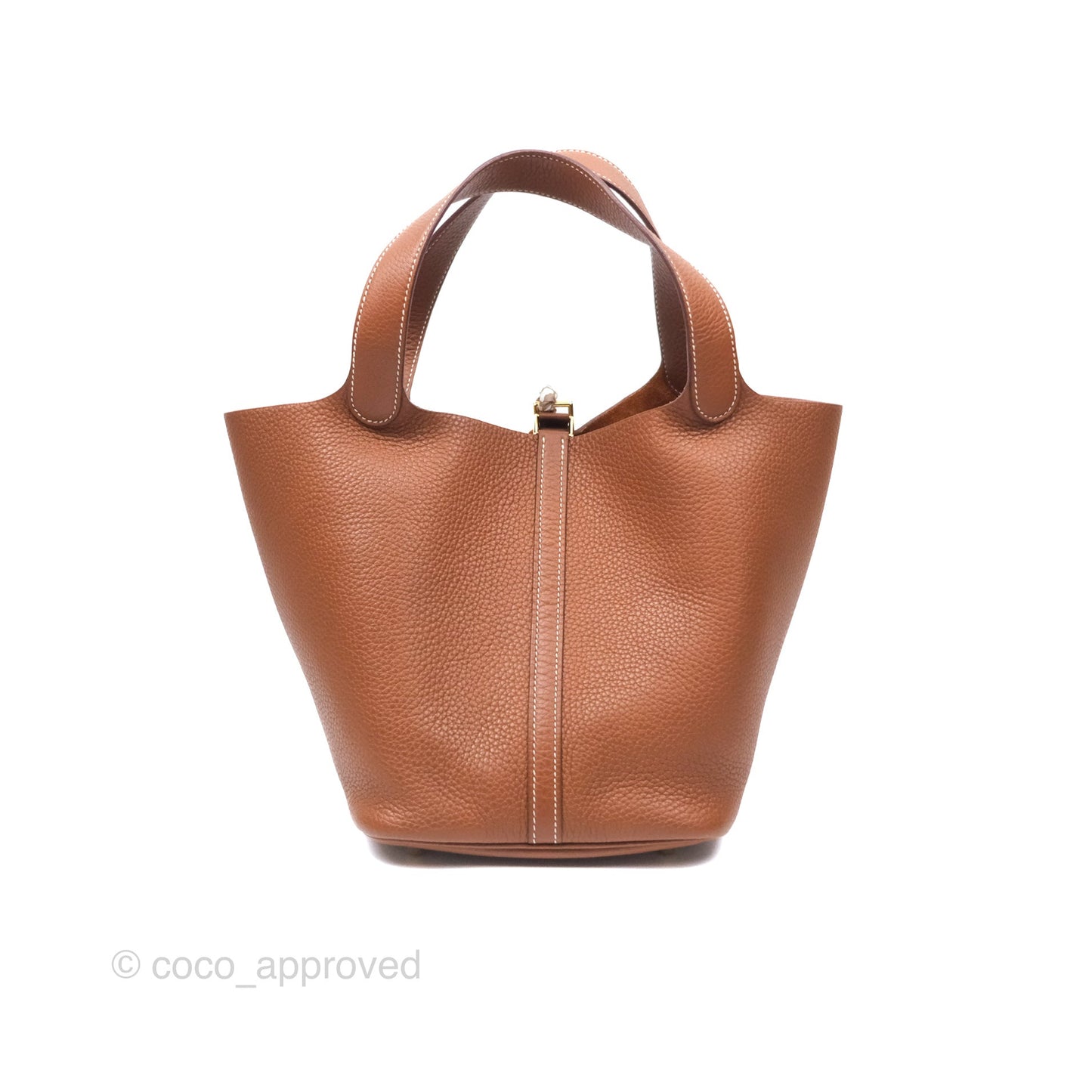 Hermès Picotin Lock 22 Gold 37 Clemence Gold Hardware