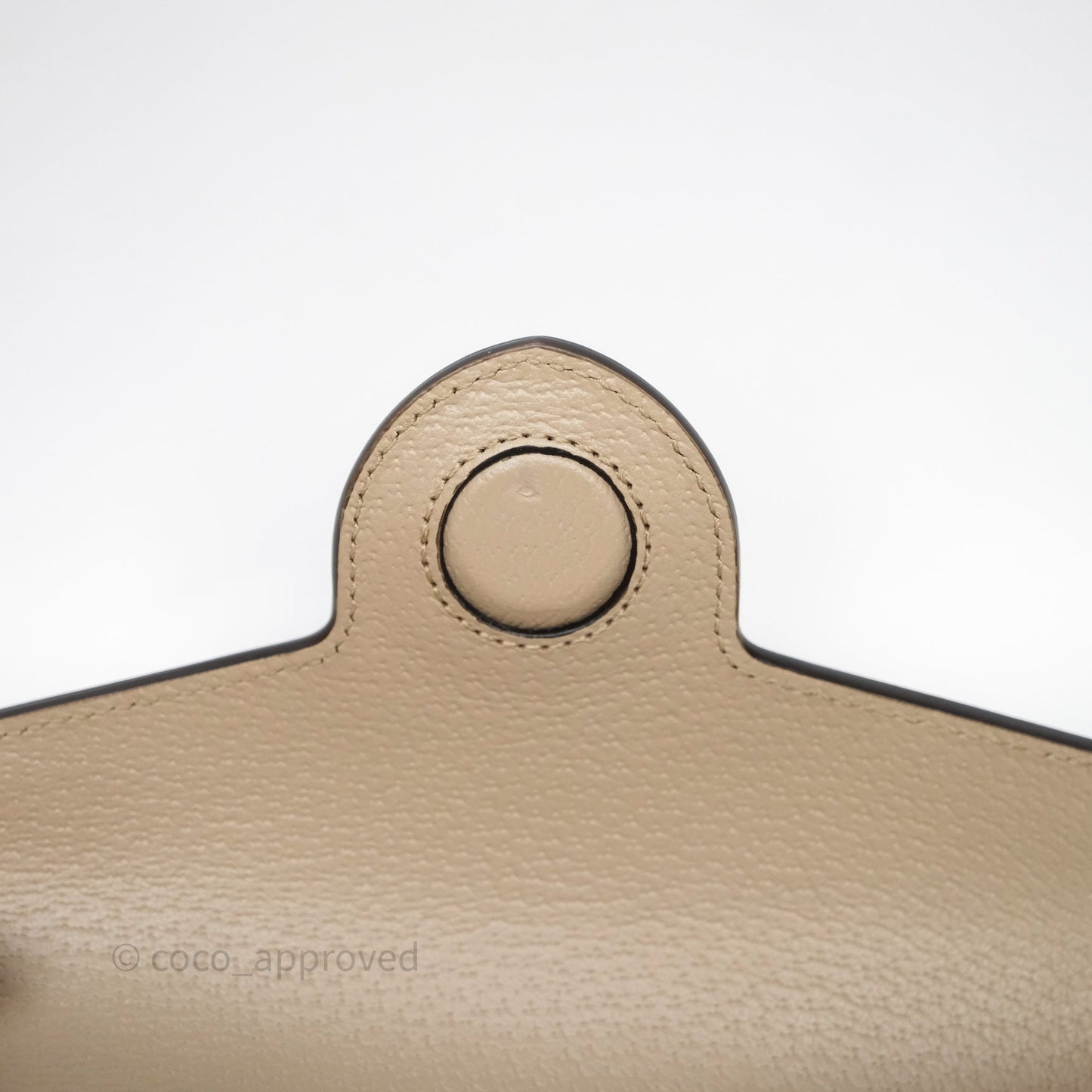 Gucci Horsebit 1955 Mini Bag Beige/ White GG Supreme Canvas Gold Hardware